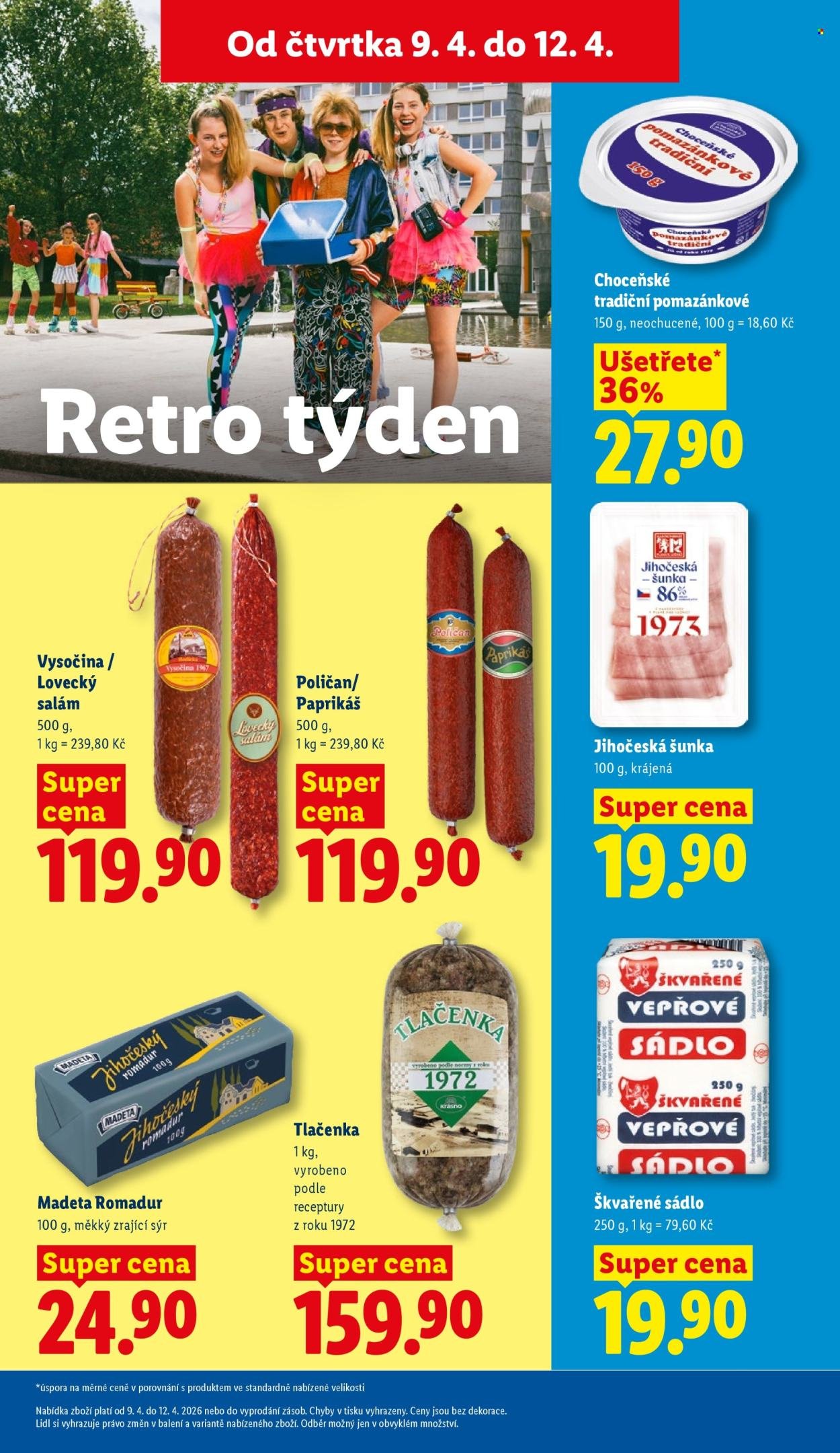 LIDL leták - Od čtvrtka 9.4.2026 (2026-04-09 - 2026-04-12)