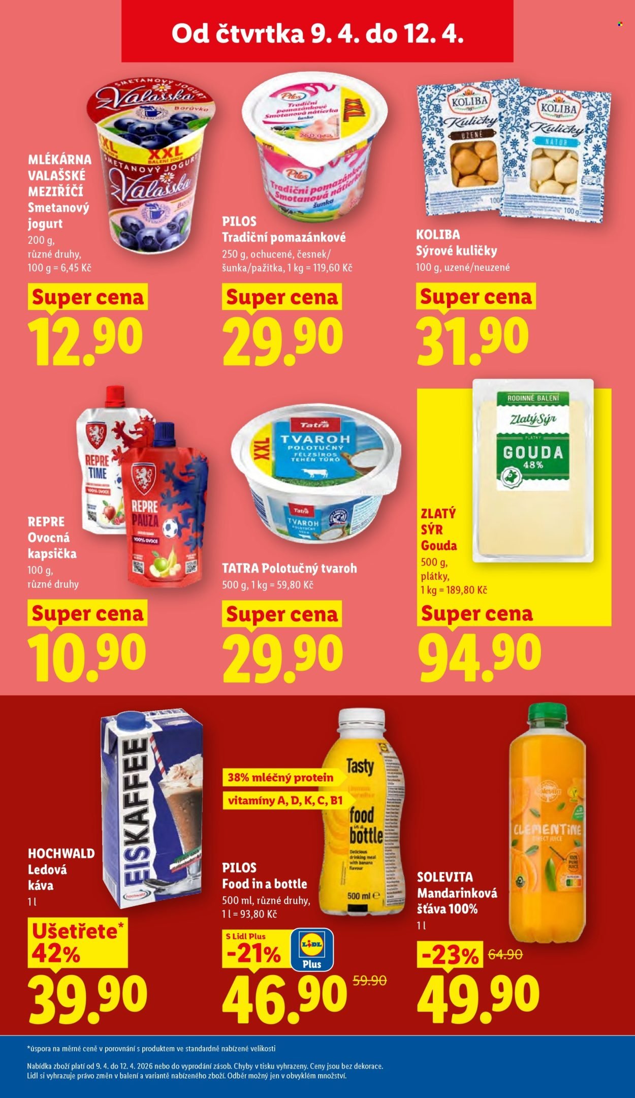 LIDL leták - Od čtvrtka 9.4.2026 (2026-04-09 - 2026-04-12)