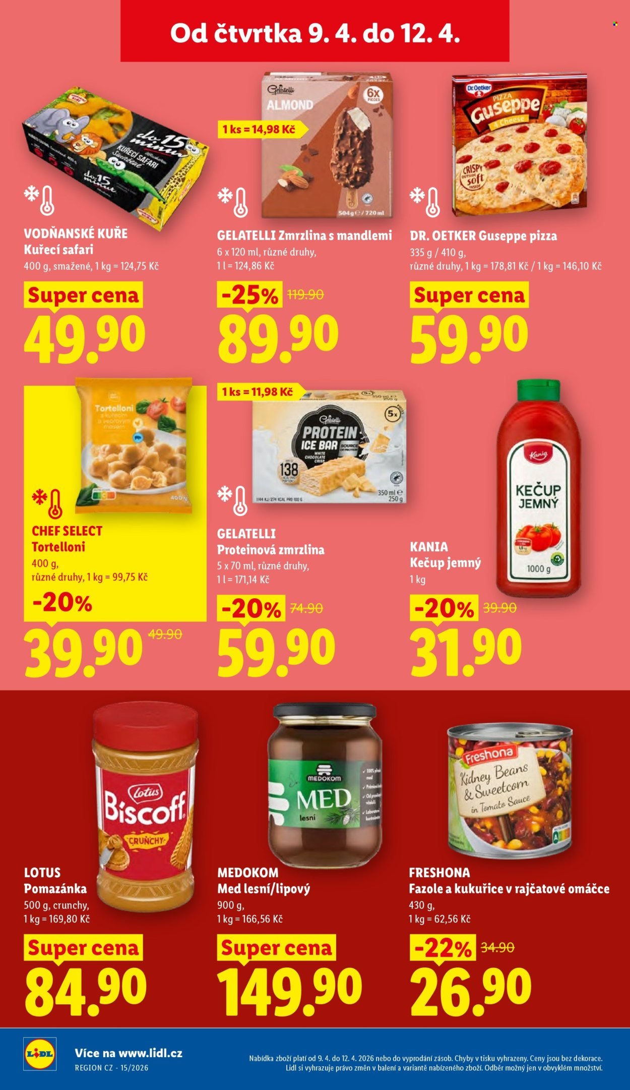 LIDL leták - Od čtvrtka 9.4.2026 (2026-04-09 - 2026-04-12)