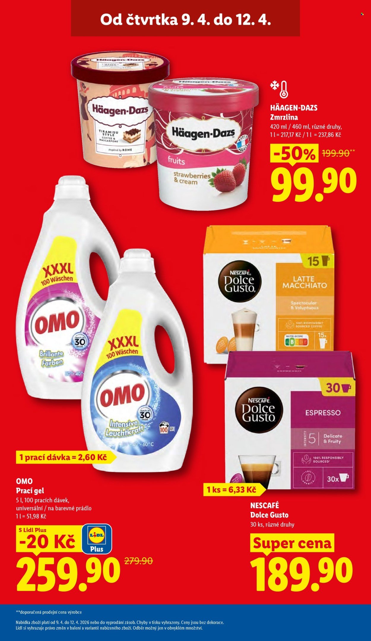 LIDL leták - Od čtvrtka 9.4.2026 (2026-04-09 - 2026-04-12)