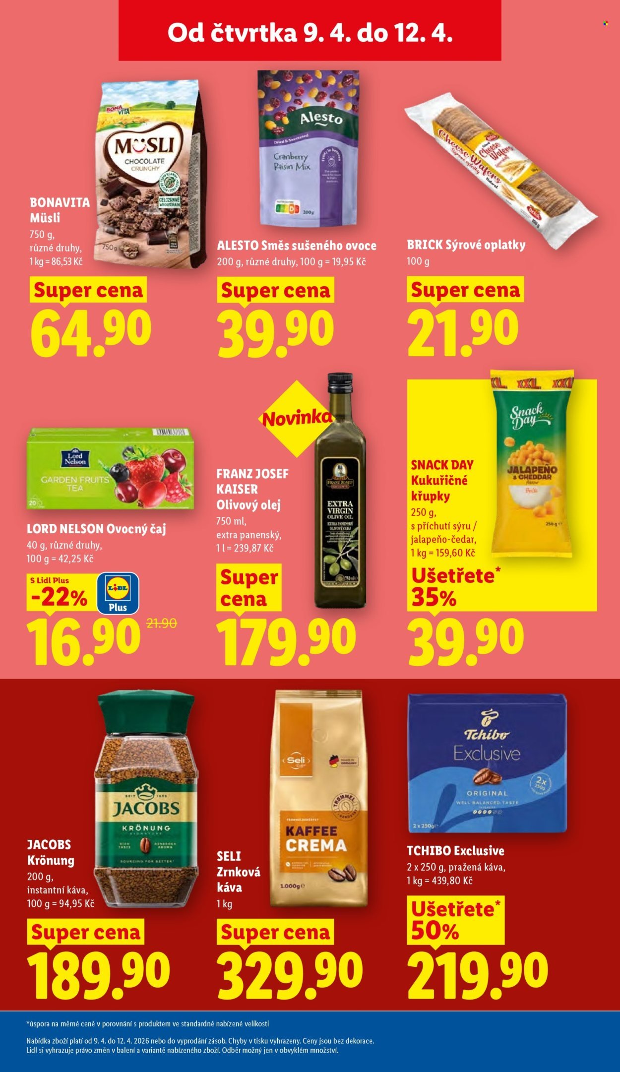 LIDL leták - Od čtvrtka 9.4.2026 (2026-04-09 - 2026-04-12)