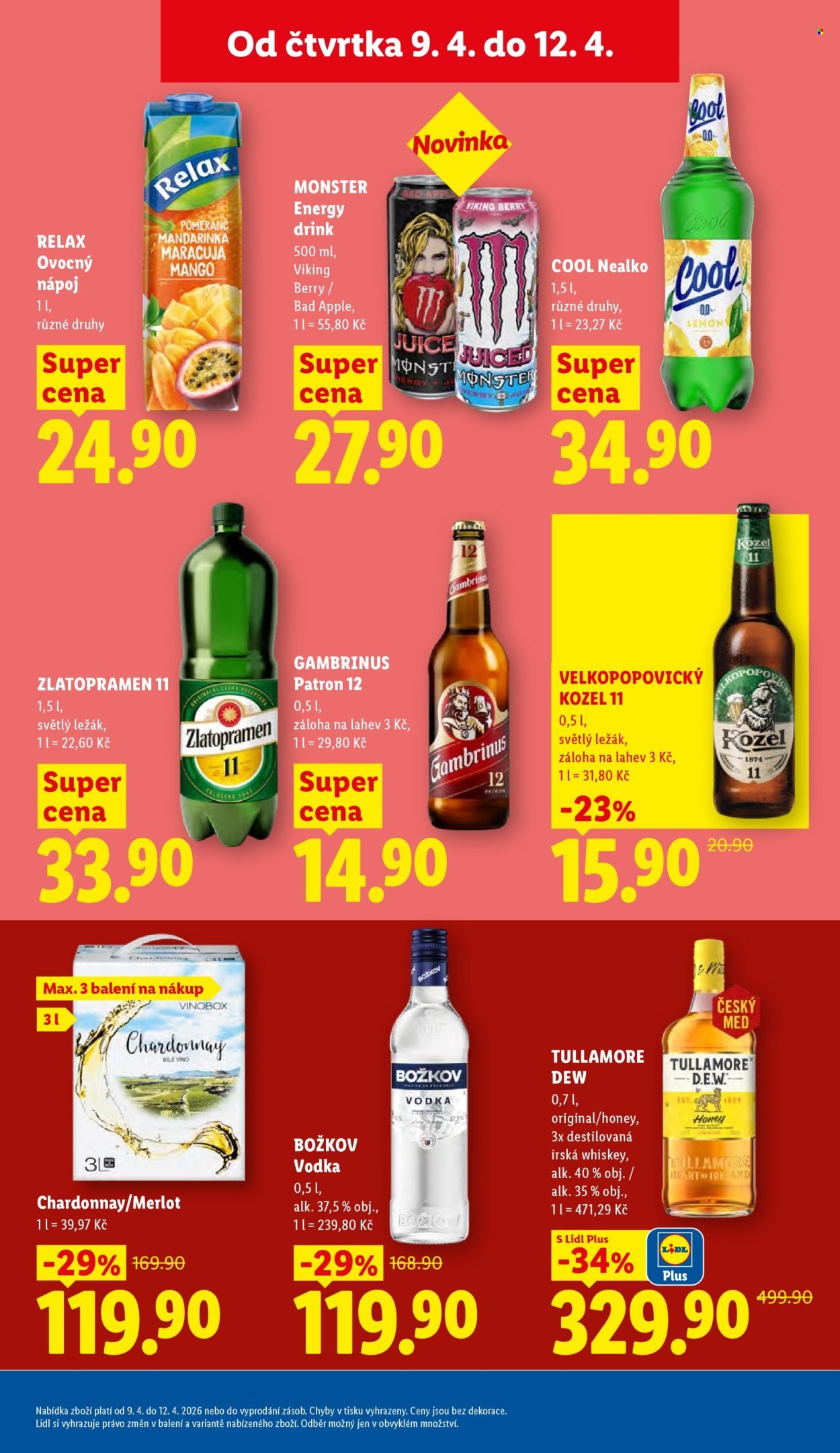 LIDL leták - Od čtvrtka 9.4.2026 (2026-04-09 - 2026-04-12)