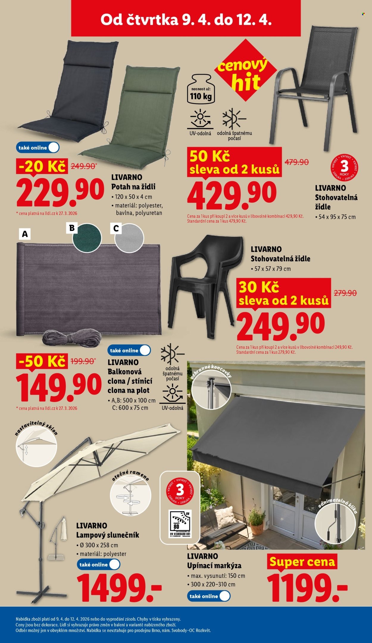 LIDL leták - Od čtvrtka 9.4.2026 (2026-04-09 - 2026-04-12)