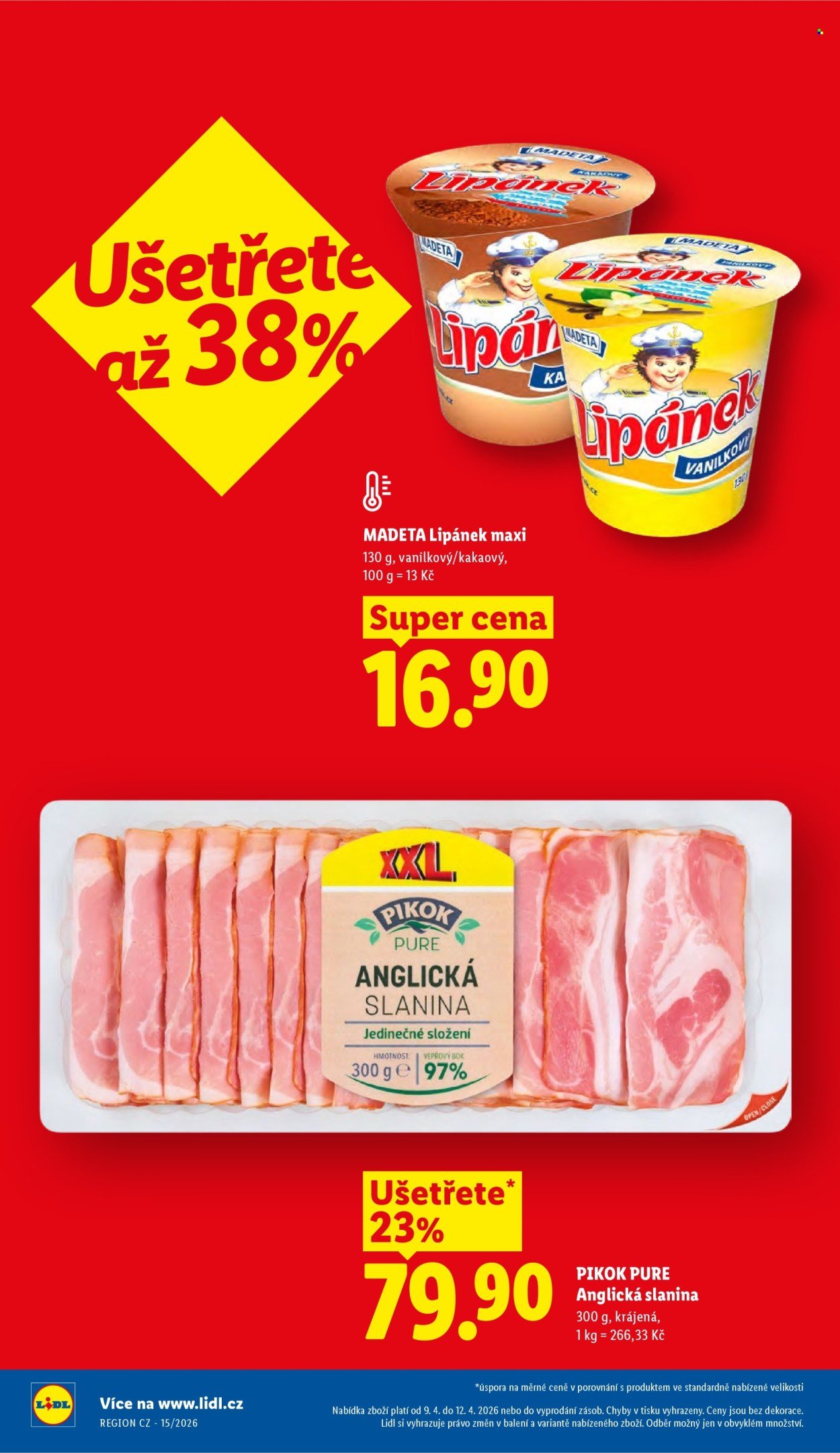 LIDL leták - Od čtvrtka 9.4.2026 (2026-04-09 - 2026-04-12)