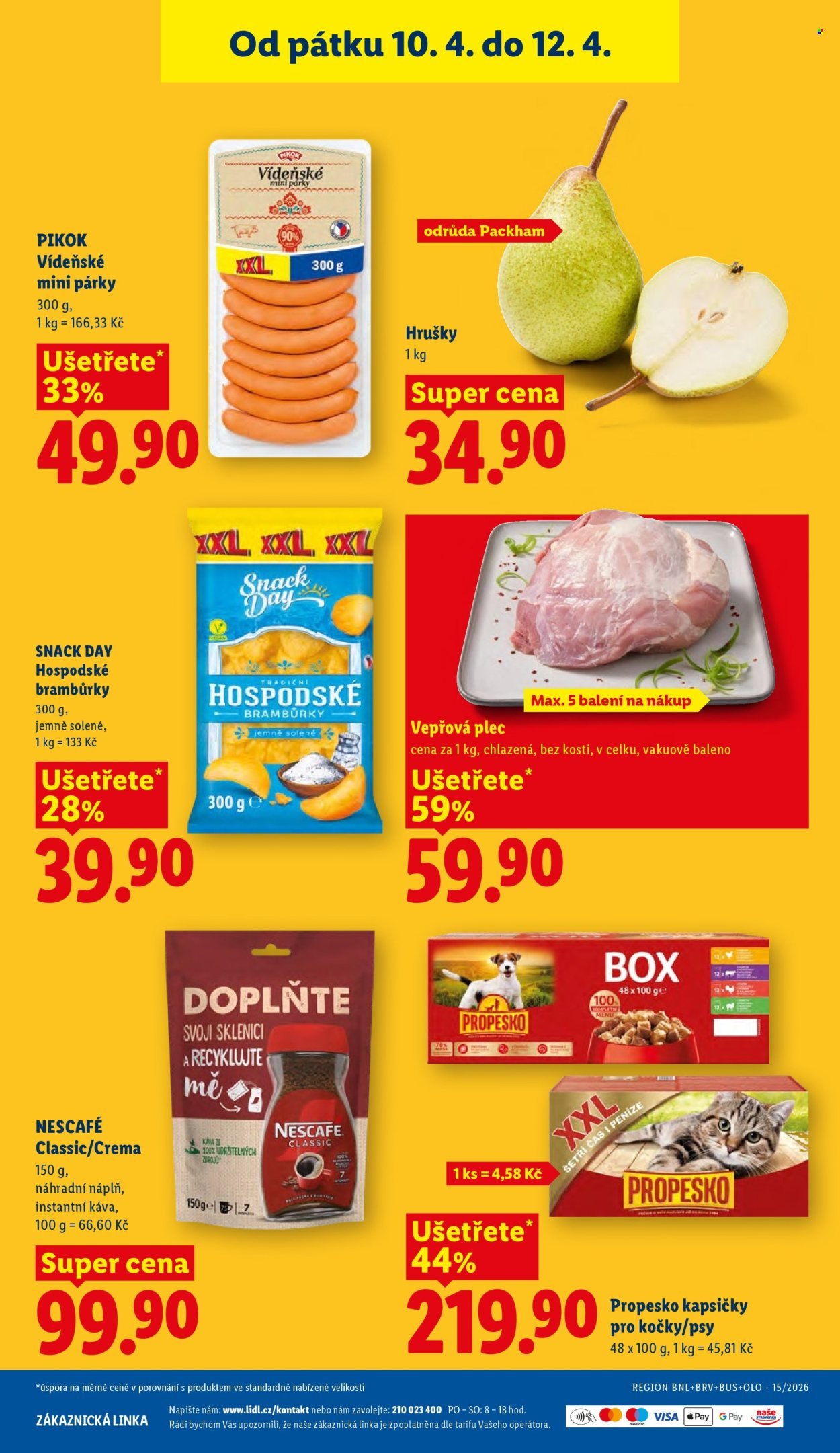 LIDL leták - Od čtvrtka 9.4.2026 (2026-04-09 - 2026-04-12)