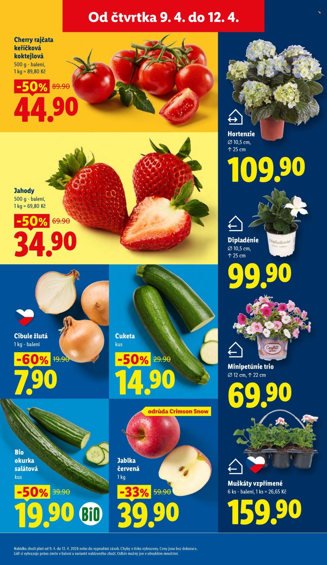 LIDL leták - Od čtvrtka 9.4.2026 (2026-04-09 - 2026-04-12)