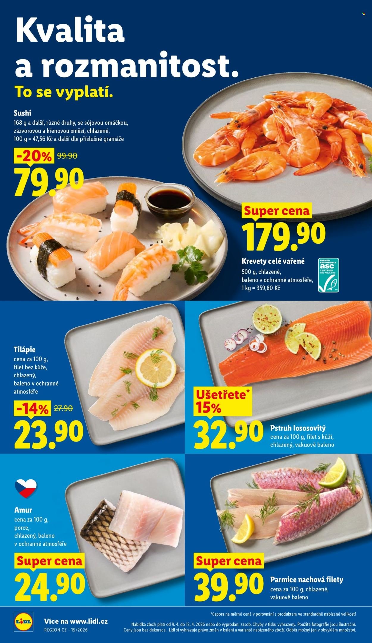 LIDL leták - Od čtvrtka 9.4.2026 (2026-04-09 - 2026-04-12)