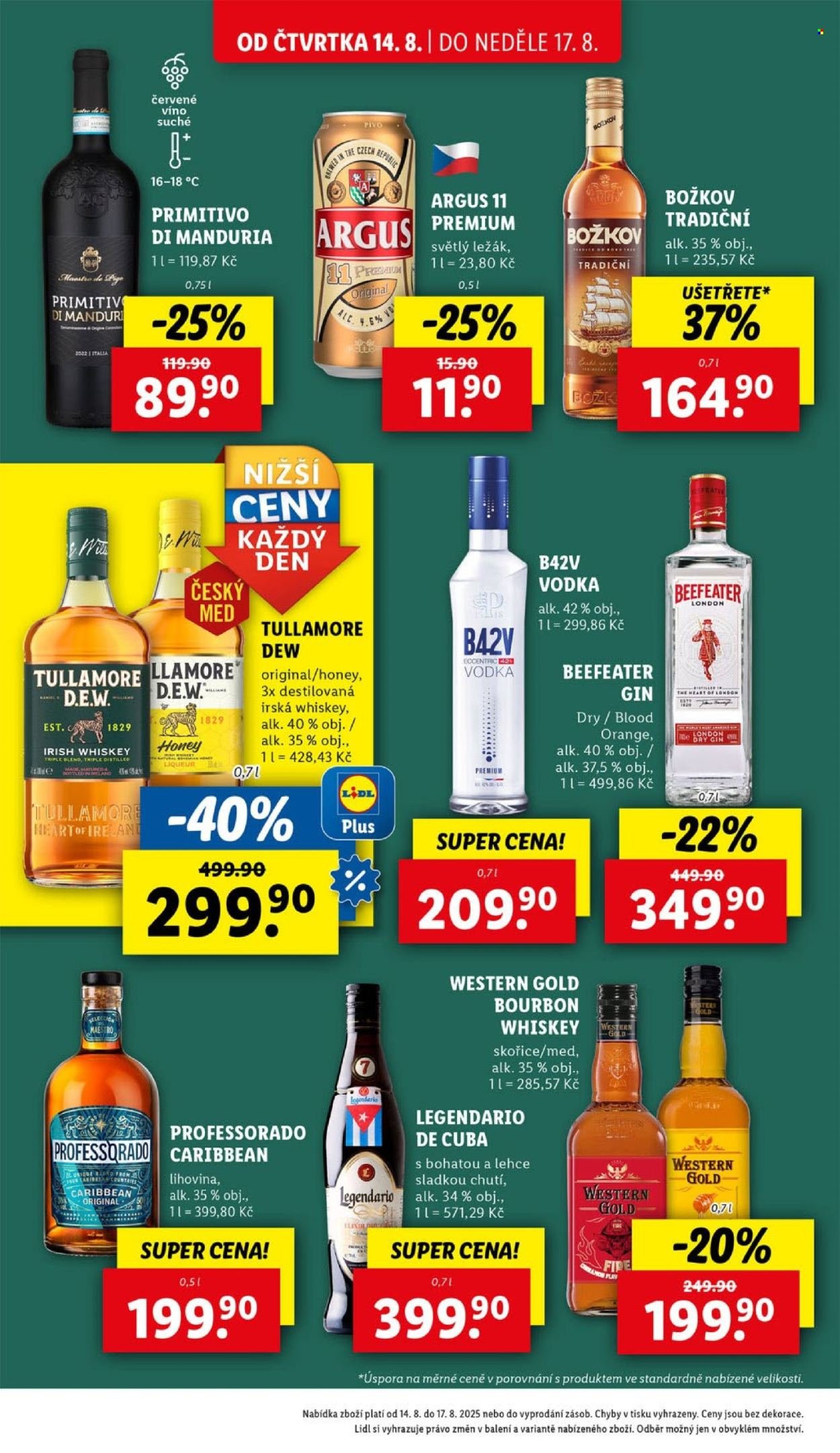 LIDL leták - Od čtvrtka 14.8.2025 (2025-08-14 - 2025-08-17)