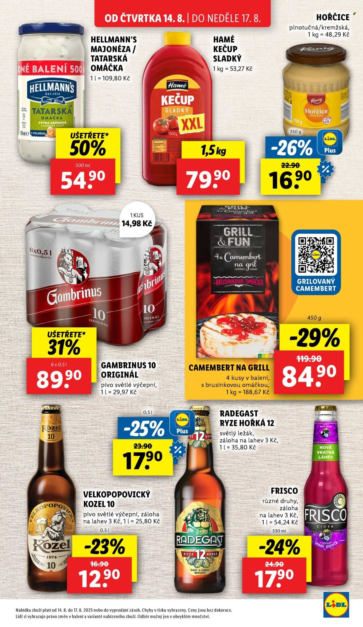 LIDL leták - Od čtvrtka 14.8.2025 (2025-08-14 - 2025-08-17)