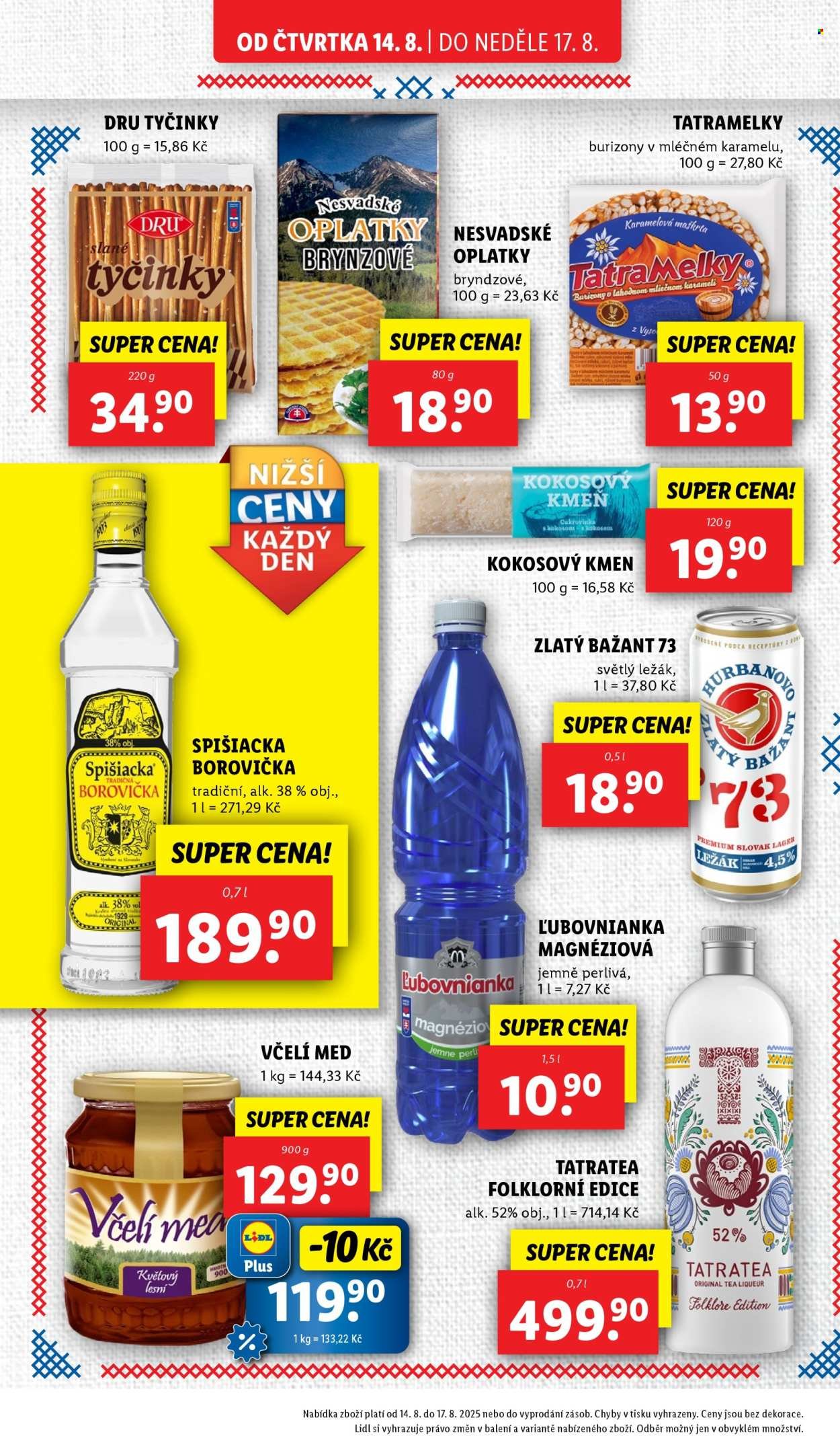 LIDL leták - Od čtvrtka 14.8.2025 (2025-08-14 - 2025-08-17)