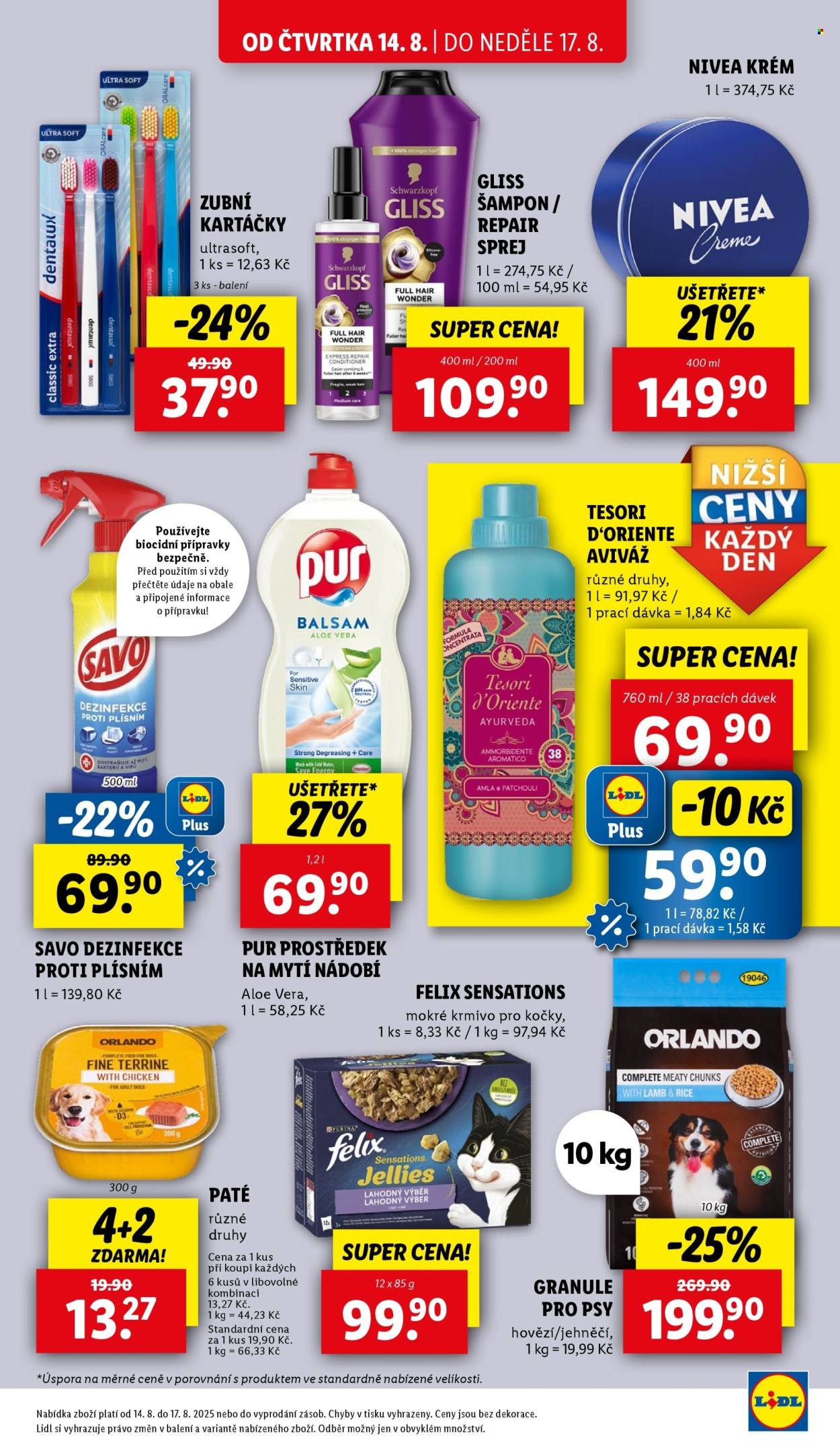 LIDL leták - Od čtvrtka 14.8.2025 (2025-08-14 - 2025-08-17)