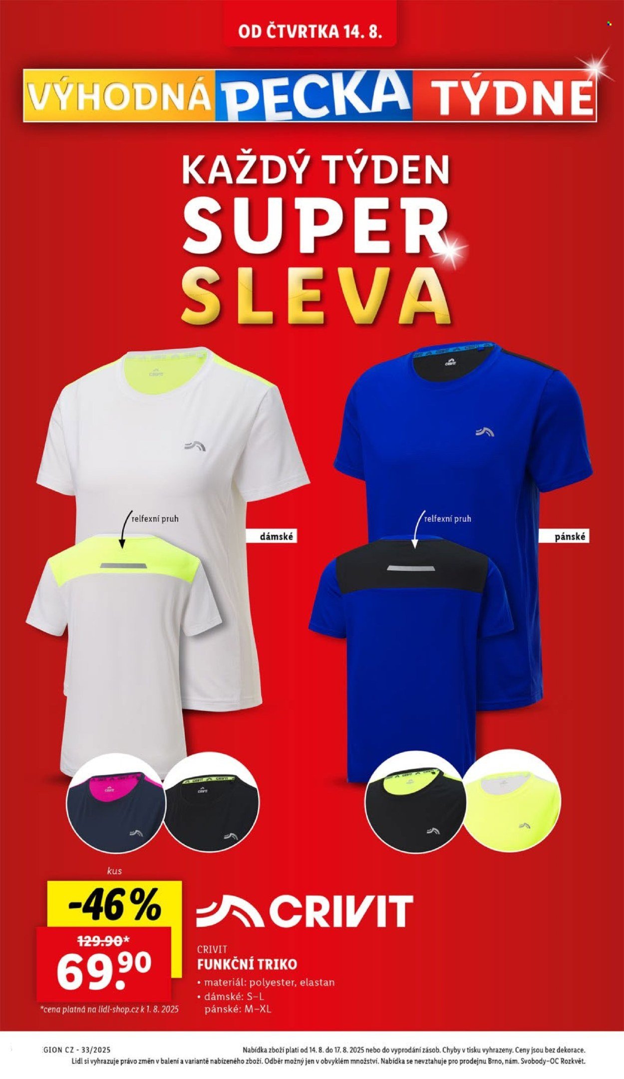 LIDL leták - Od čtvrtka 14.8.2025 (2025-08-14 - 2025-08-17)