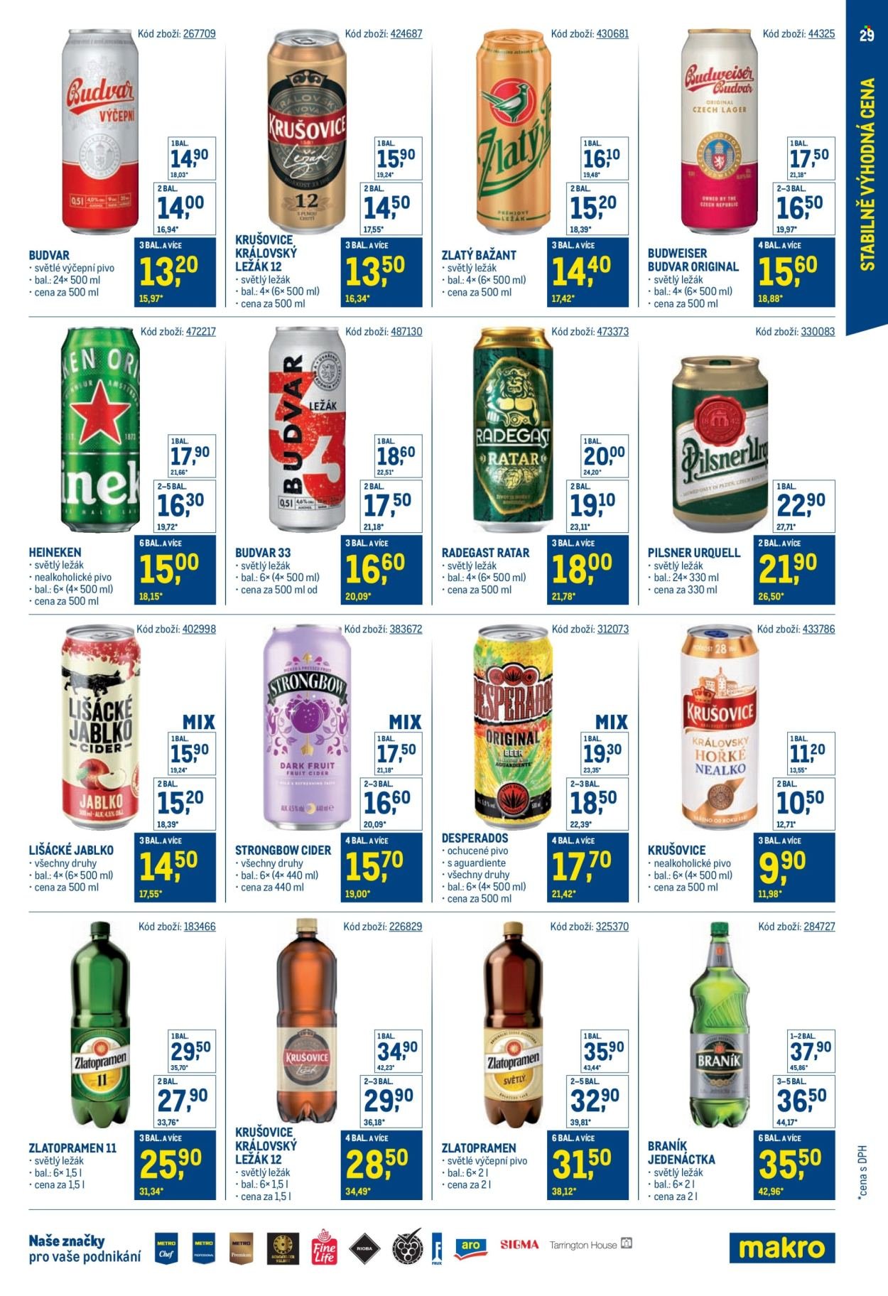 MAKRO leták - Stabilně výhodná cena