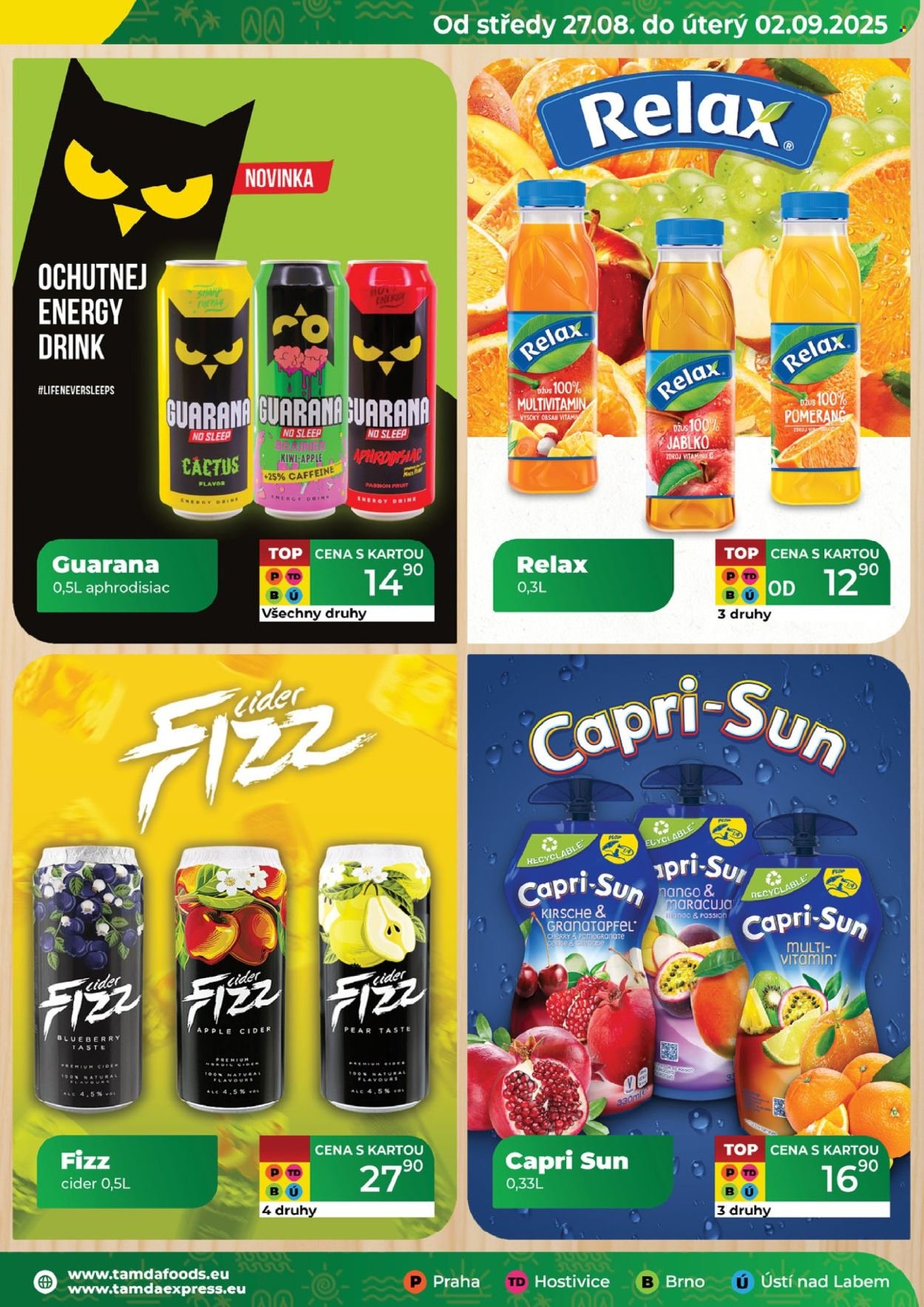 TAMDA FOODS leták - Od středy 27.8.2025 (2025-08-27 - 2025-09-02)