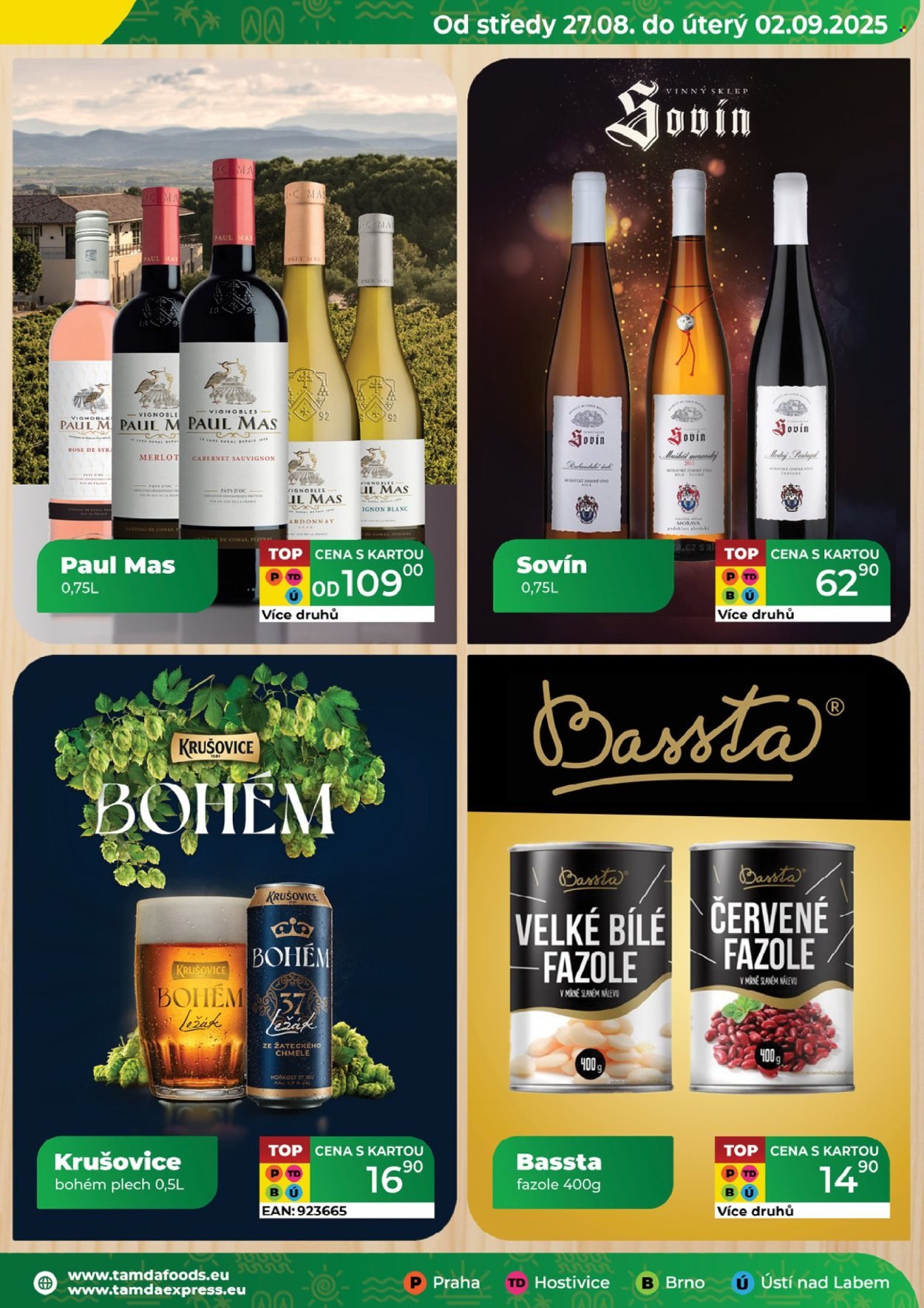 TAMDA FOODS leták - Od středy 27.8.2025 (2025-08-27 - 2025-09-02)