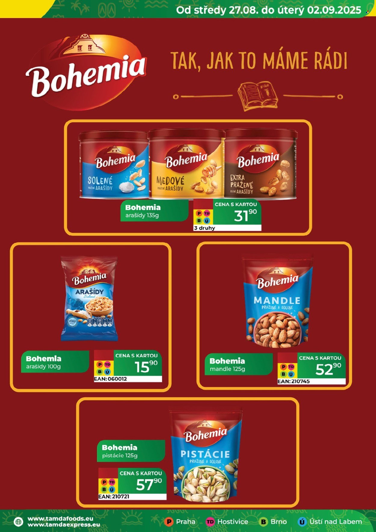 TAMDA FOODS leták - Od středy 27.8.2025 (2025-08-27 - 2025-09-02)