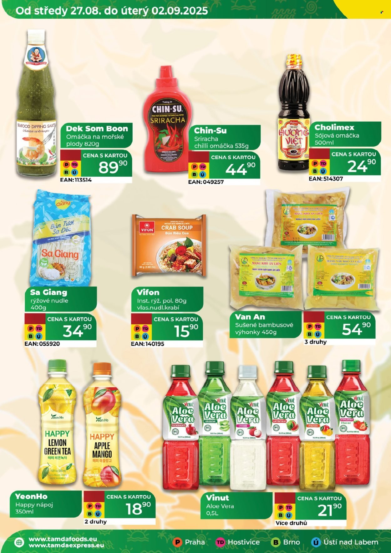 TAMDA FOODS leták - Od středy 27.8.2025 (2025-08-27 - 2025-09-02)