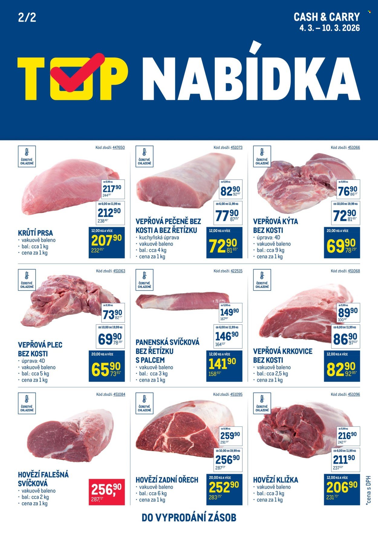MAKRO leták - TOP maso (2026-03-04 - 2026-03-10)