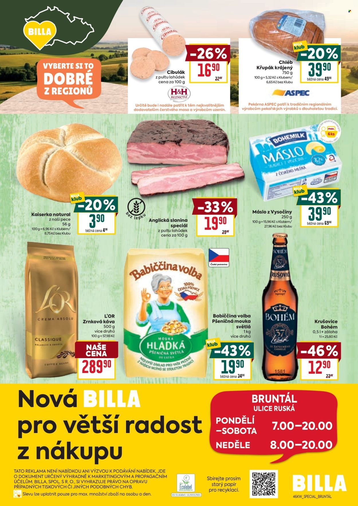 BILLA leták - Speciál: Bruntál (2025-11-12 - 2025-11-25)