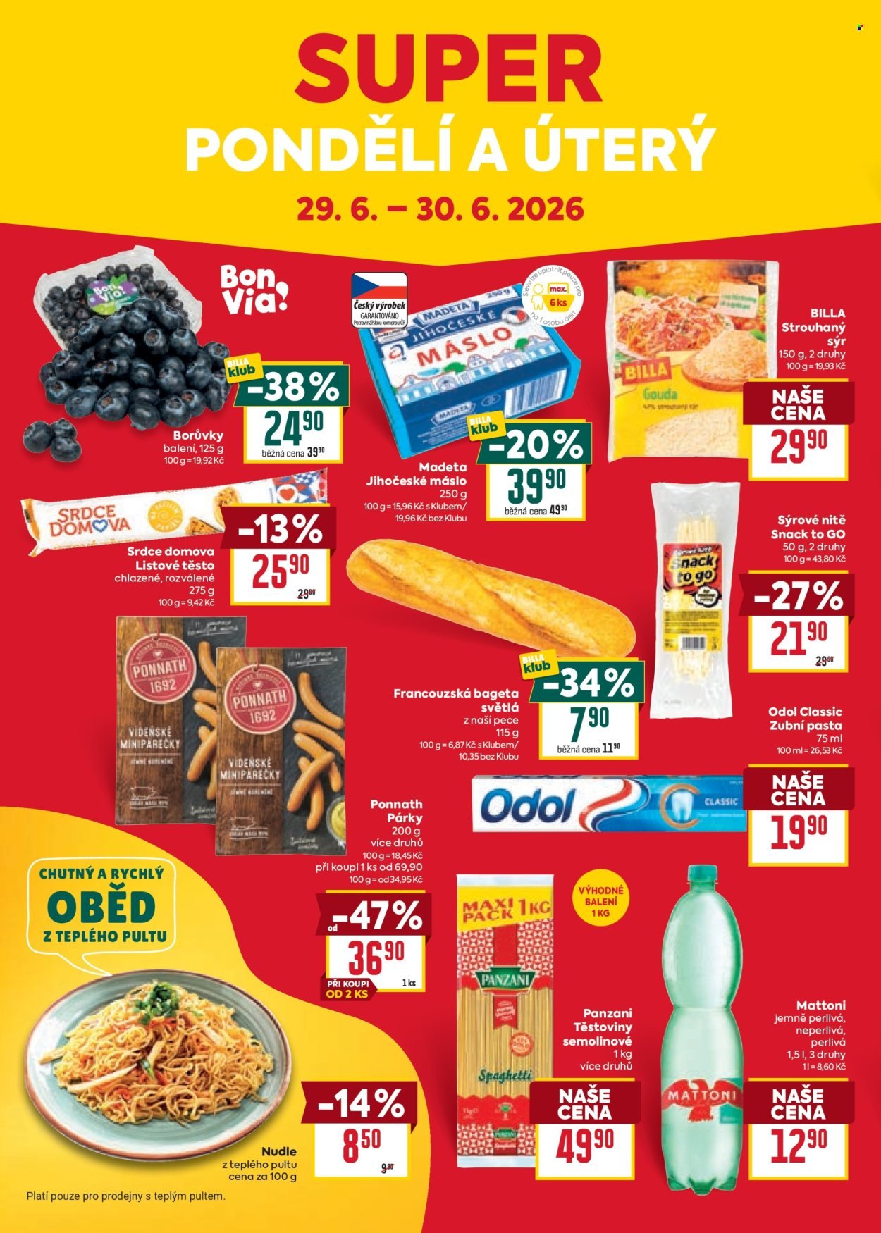 BILLA leták - Velký leták