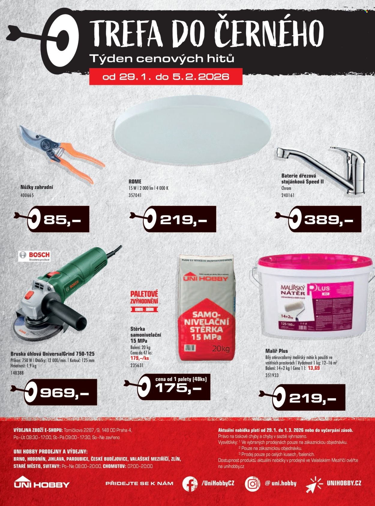 UNI HOBBY leták - Nadčasová elegance (2026-01-29 - 2026-03-01)