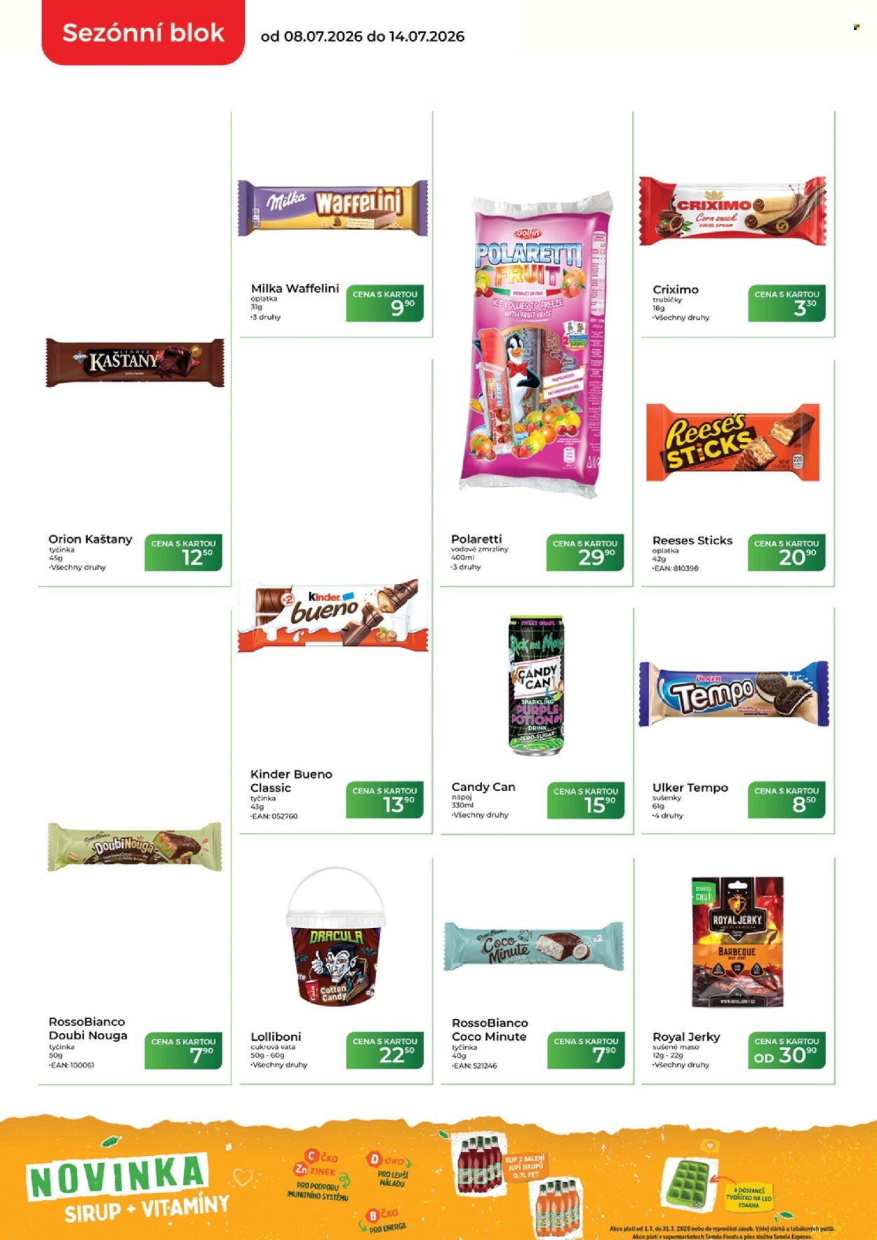 TAMDA FOODS leták - Od středy 8.7.2026