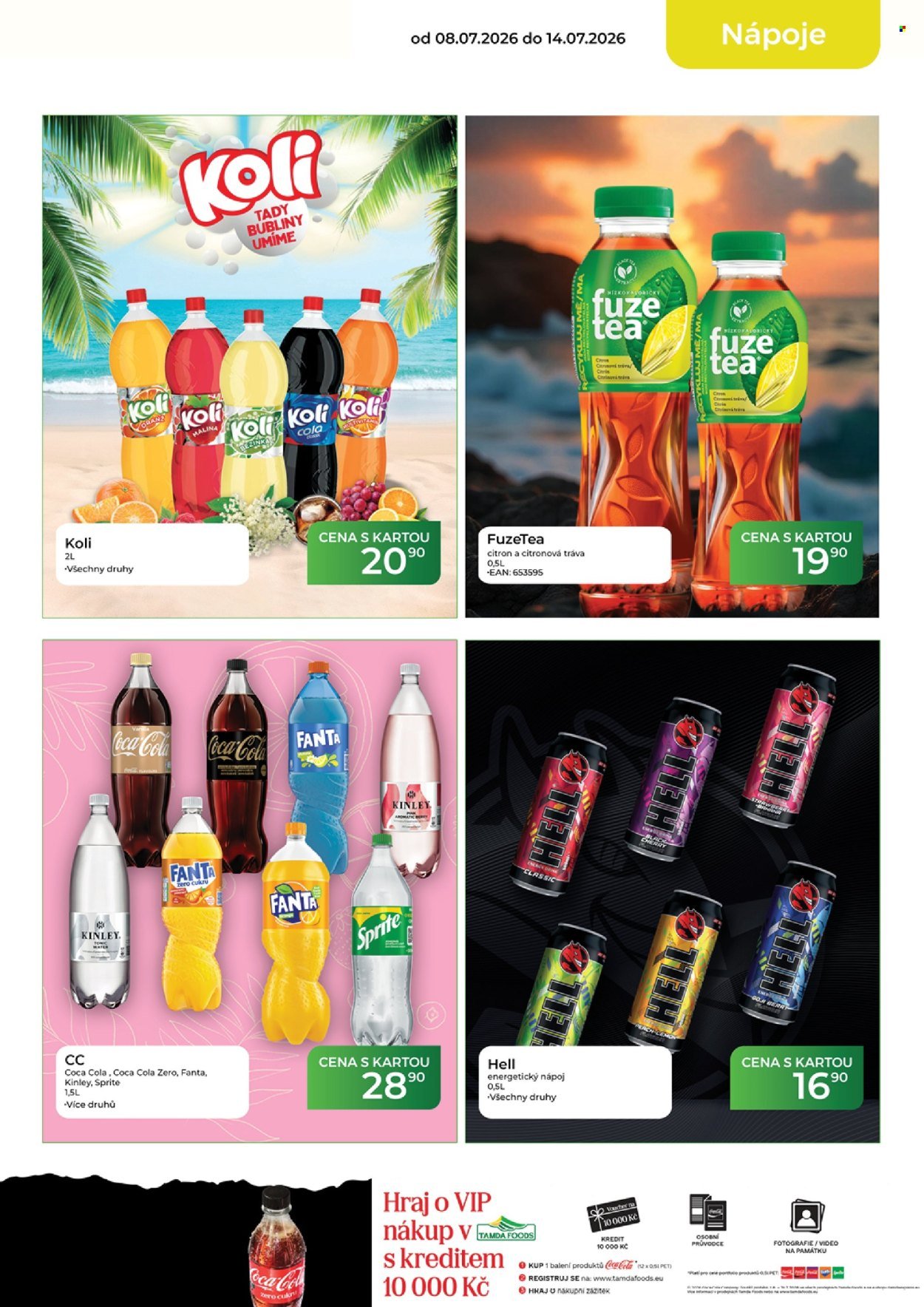 TAMDA FOODS leták - Od středy 8.7.2026