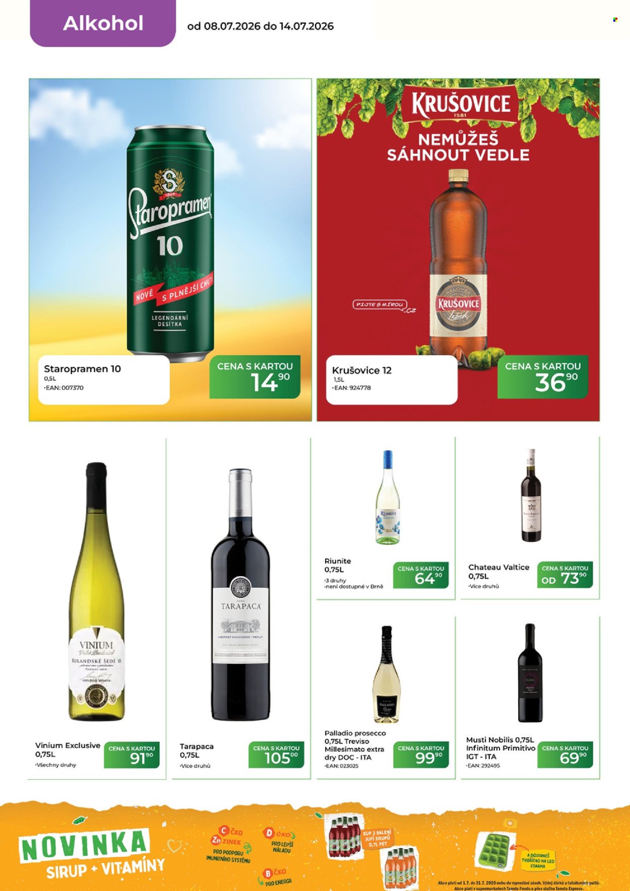TAMDA FOODS leták - Od středy 8.7.2026