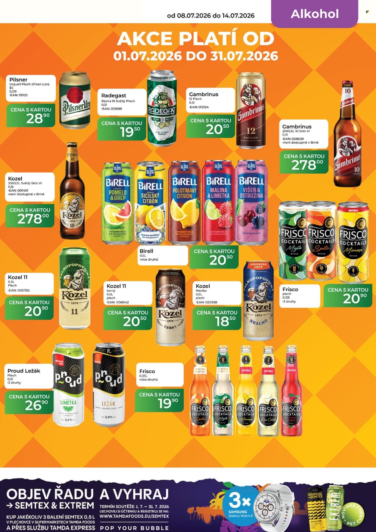 TAMDA FOODS leták - Od středy 8.7.2026