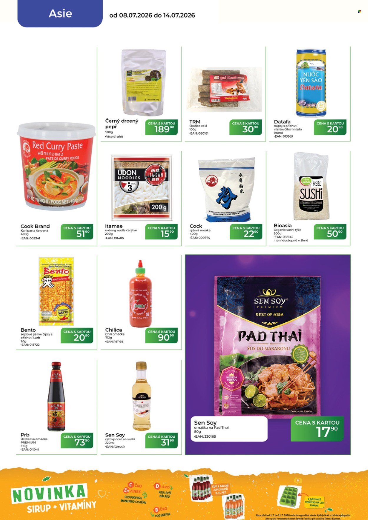 TAMDA FOODS leták - Od středy 8.7.2026
