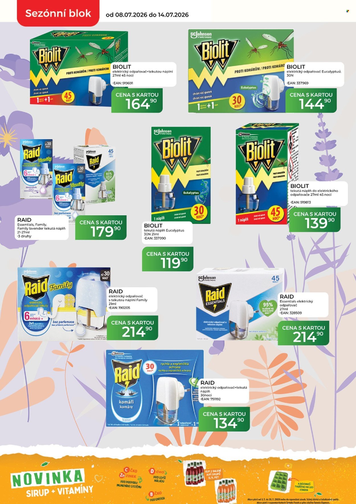 TAMDA FOODS leták - Od středy 8.7.2026