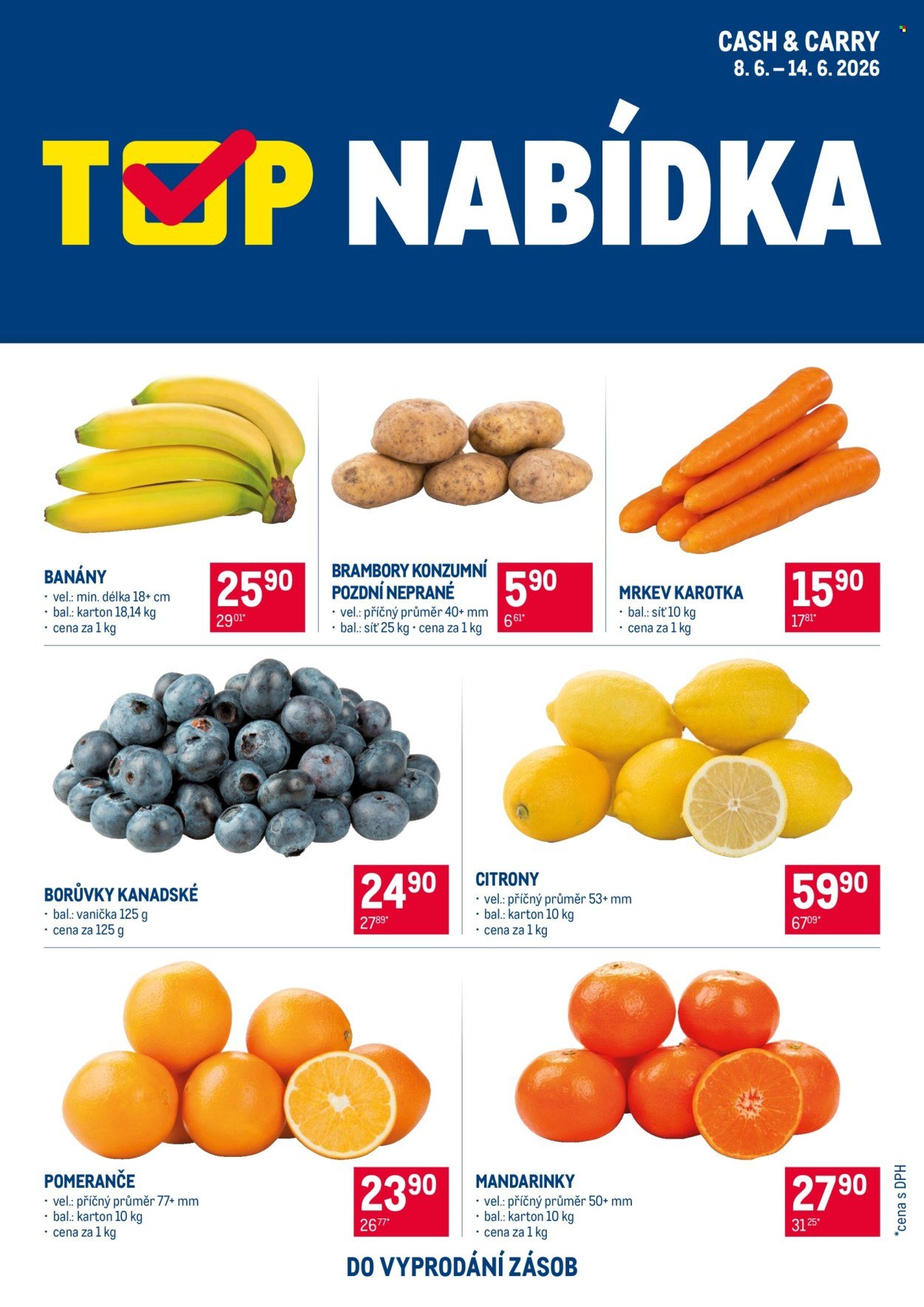 MAKRO leták - TOP ovoce a zelenina