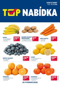 MAKRO leták - TOP ovoce a zelenina
