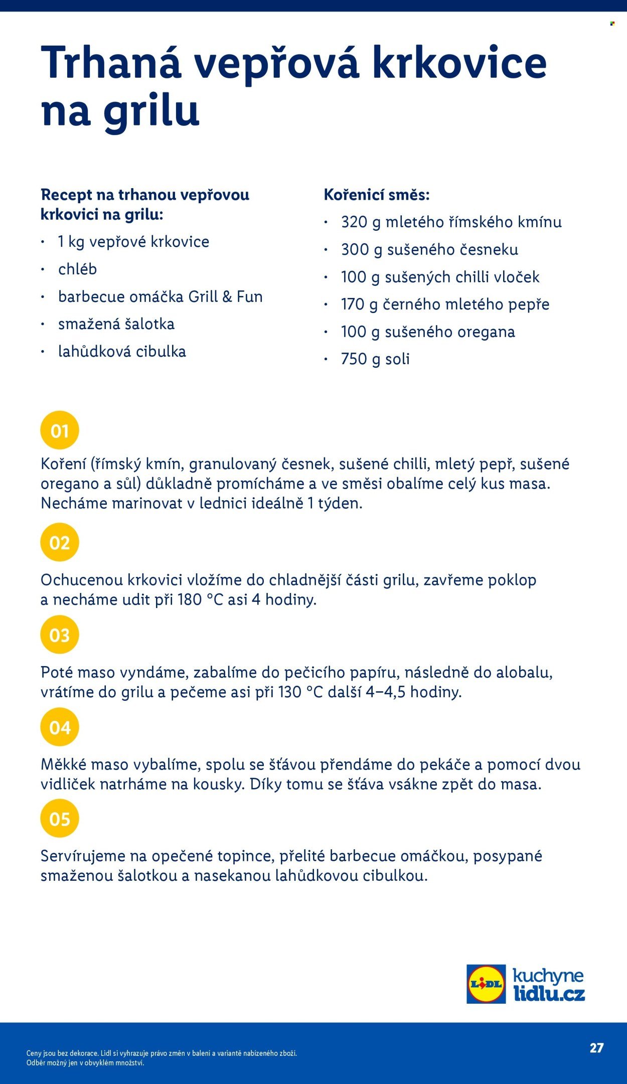 LIDL leták - Vše pro skvělé grilování (2026-05-05)
