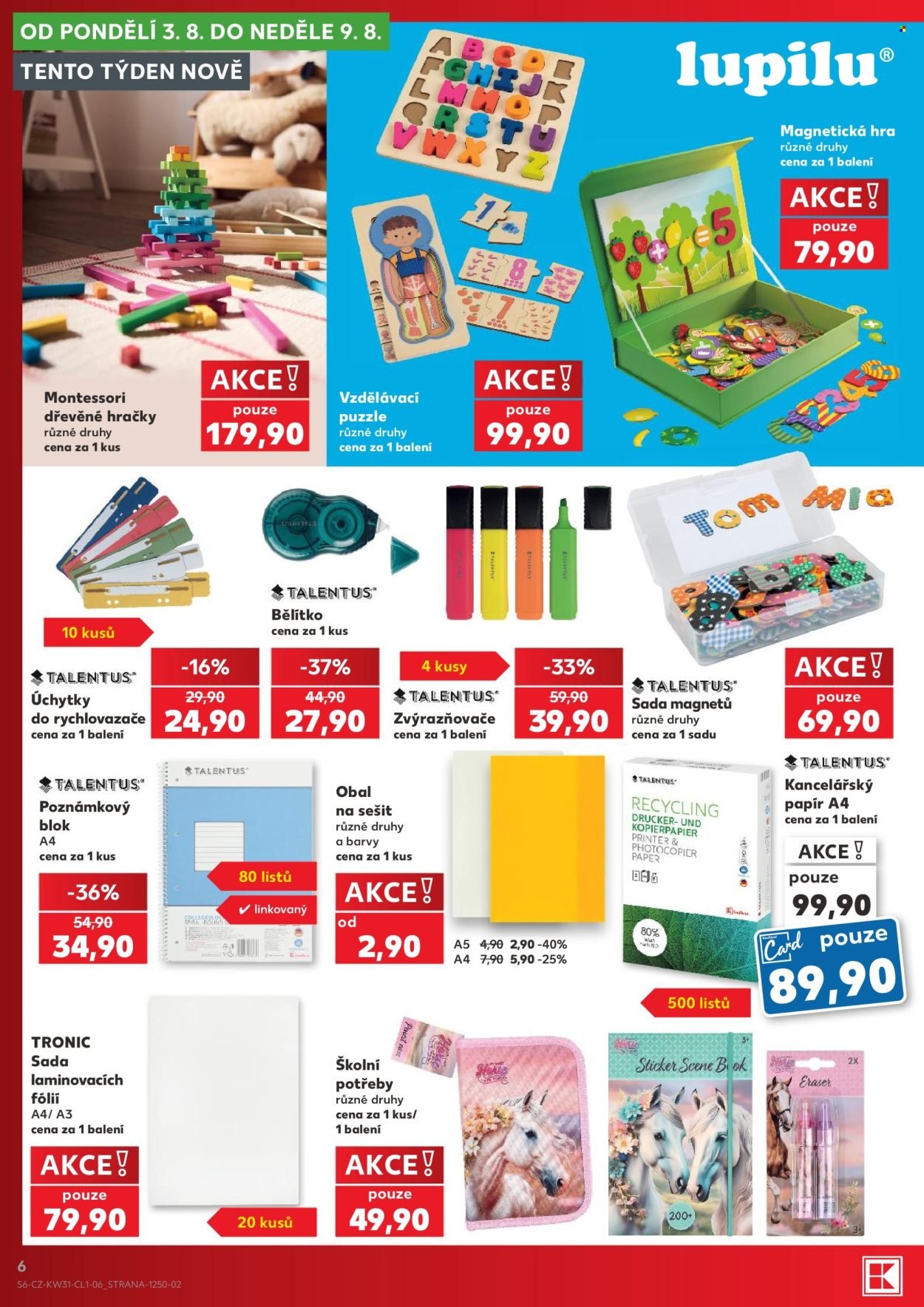 KAUFLAND leták - Spotřební zboží