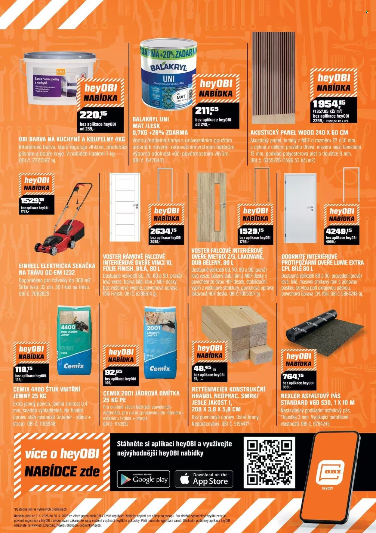 OBI leták - Bobří síla v akci (2026-04-01 - 2026-04-30)