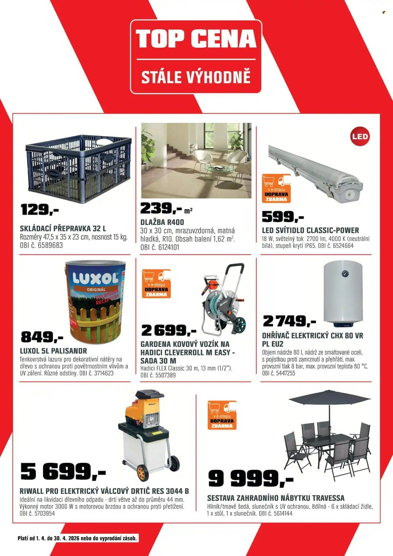 OBI leták - Bobří síla v akci (2026-04-01 - 2026-04-30)