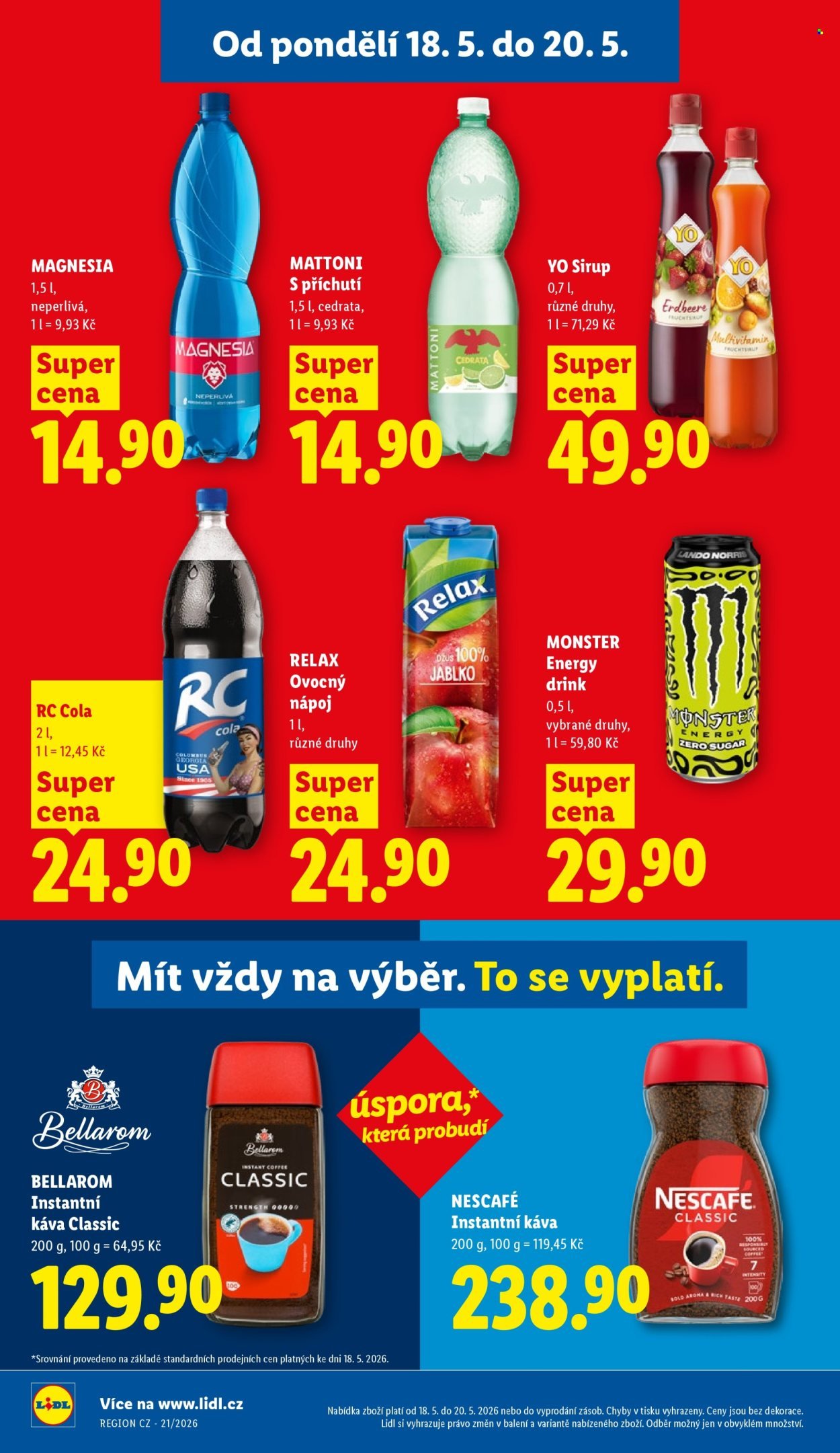 LIDL leták - Od pondělí 18.5.2026 (2026-05-18 - 2026-05-20)