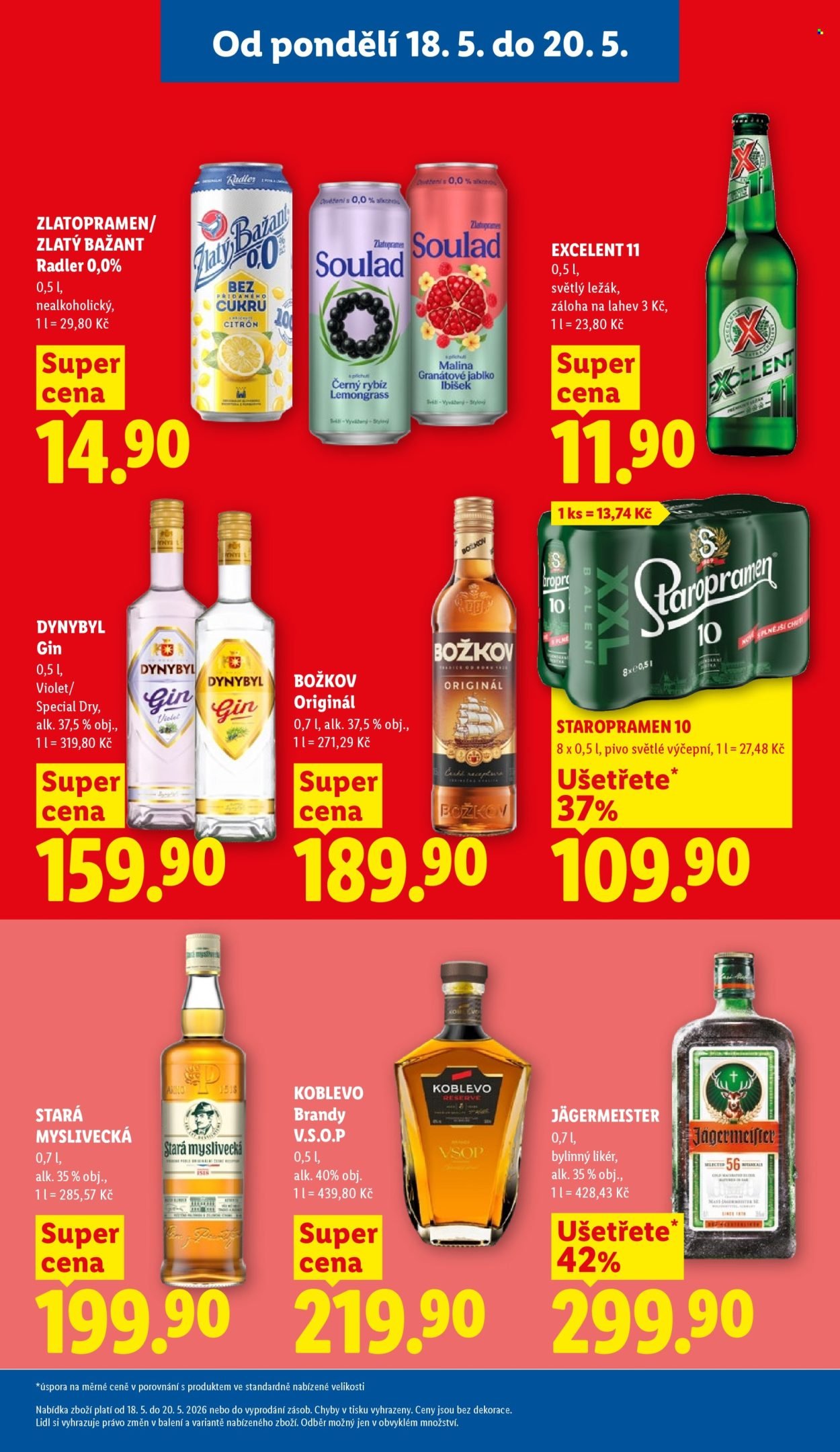 LIDL leták - Od pondělí 18.5.2026 (2026-05-18 - 2026-05-20)