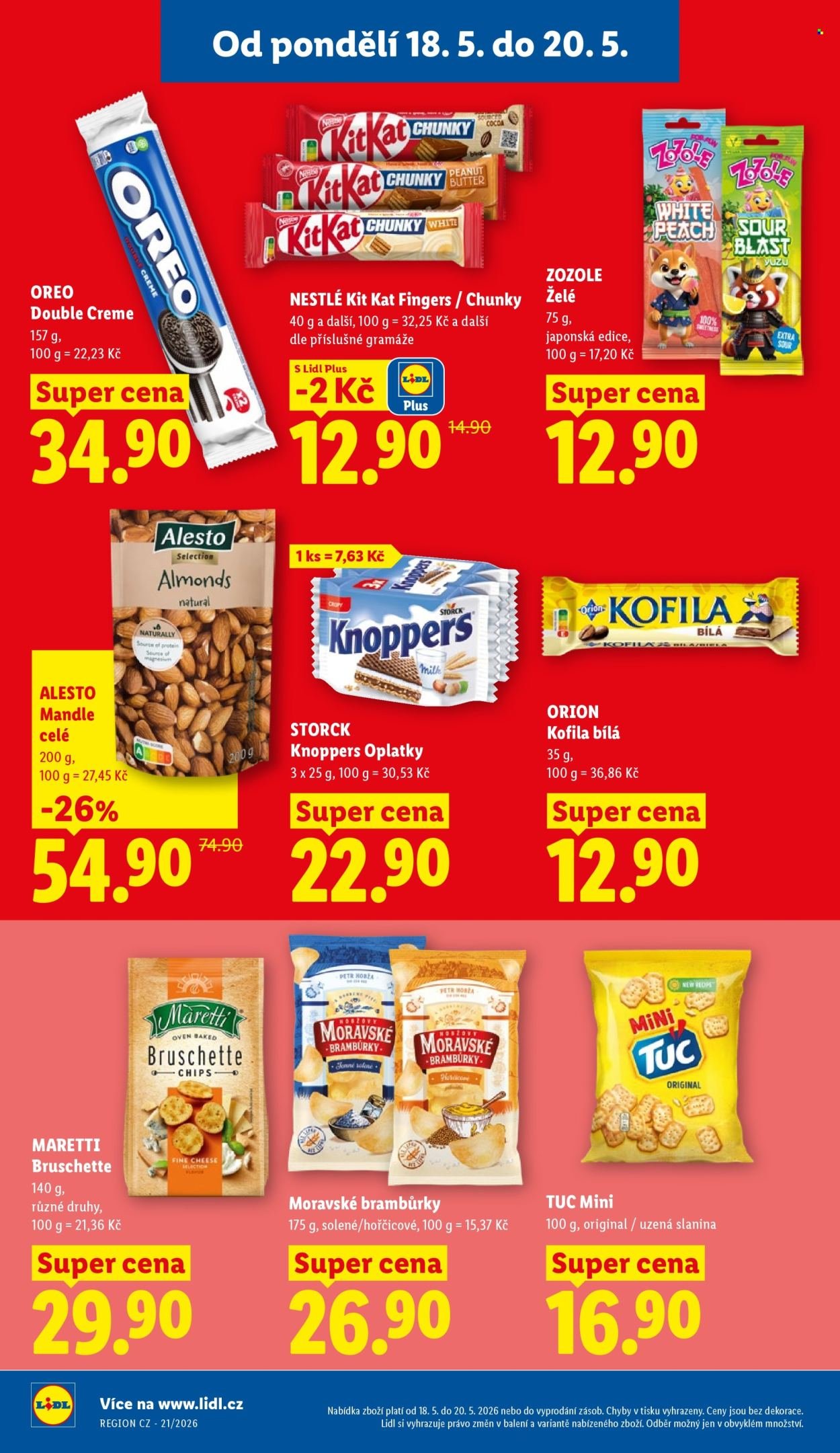 LIDL leták - Od pondělí 18.5.2026 (2026-05-18 - 2026-05-20)