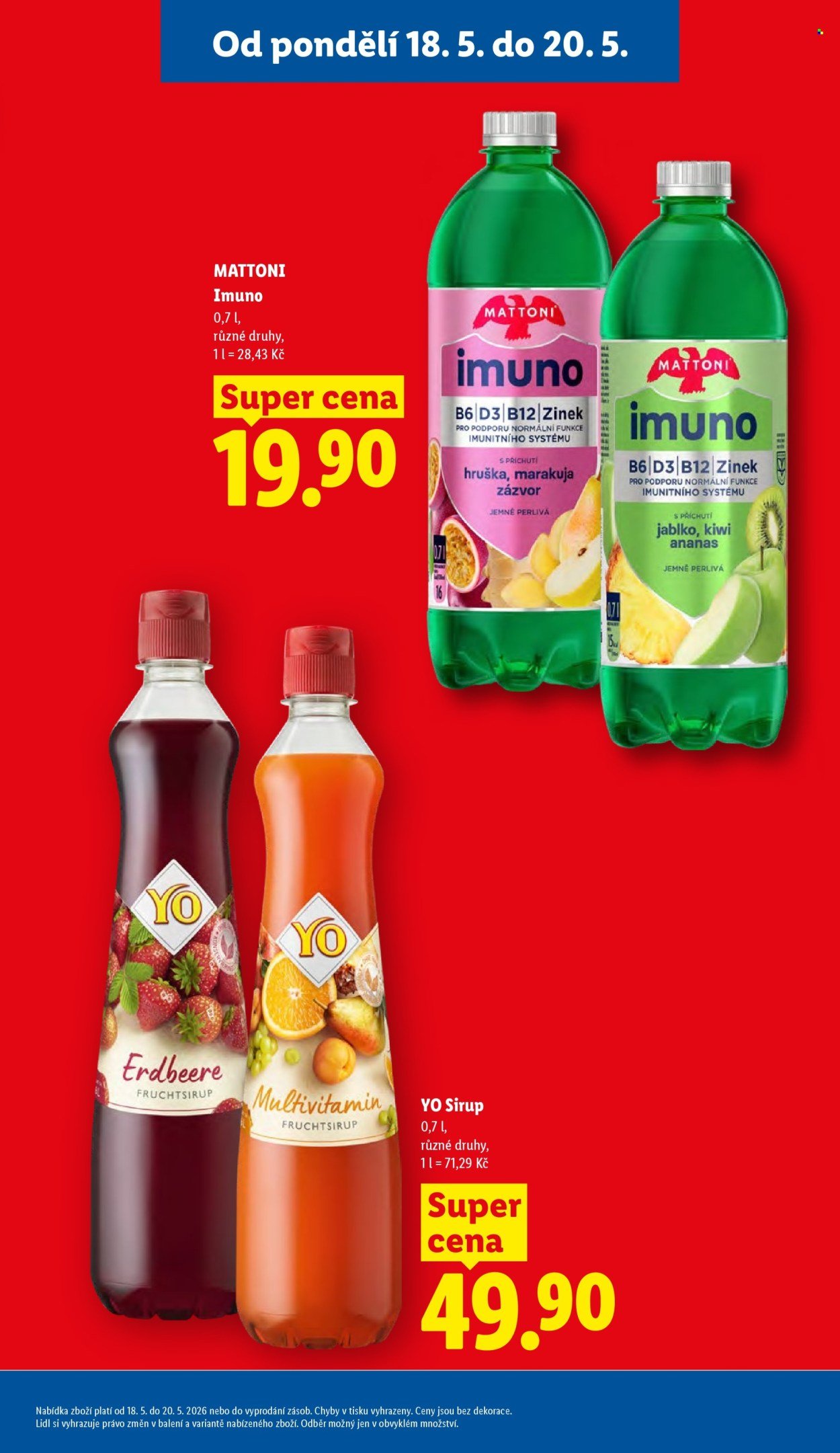 LIDL leták - Od pondělí 18.5.2026 (2026-05-18 - 2026-05-20)