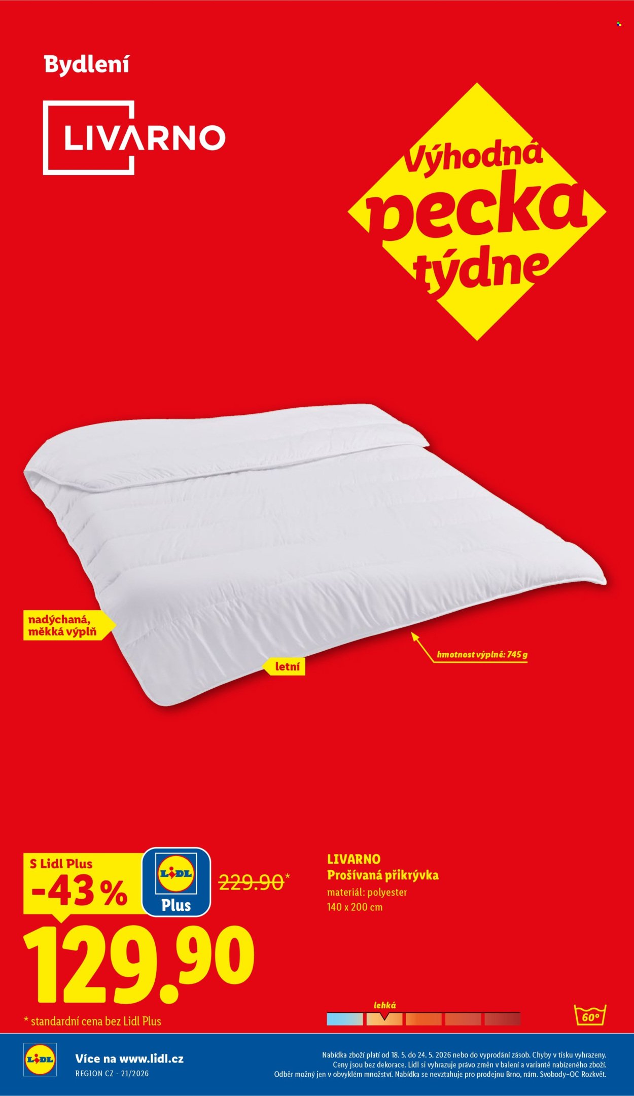 LIDL leták - Od pondělí 18.5.2026 (2026-05-18 - 2026-05-20)