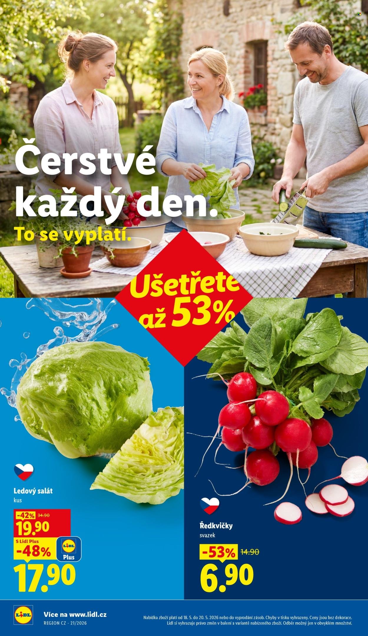 LIDL leták - Od pondělí 18.5.2026 (2026-05-18 - 2026-05-20)