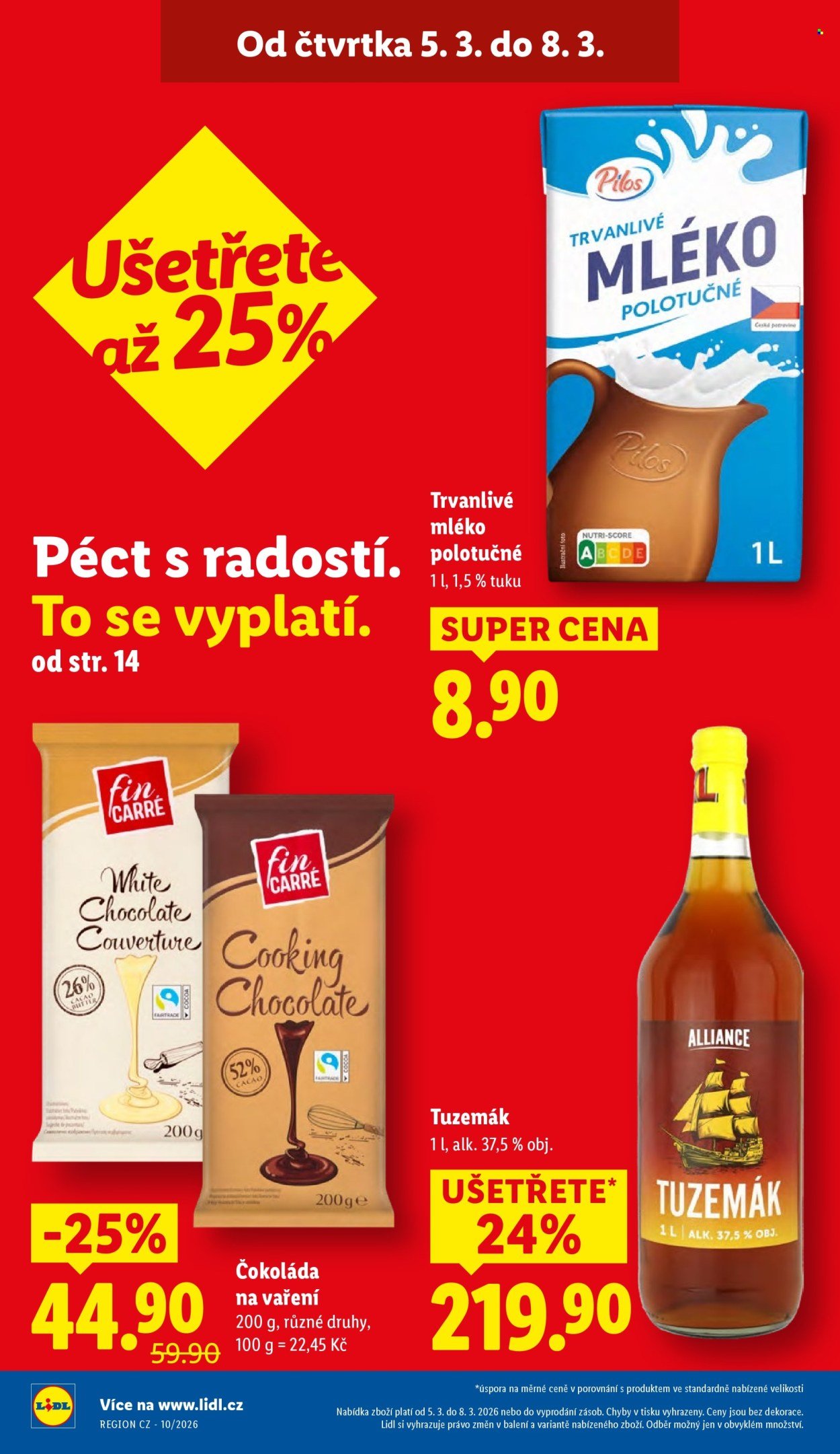 LIDL leták - Od čtvrtka 5.3.2026 (2026-03-05 - 2026-03-08)