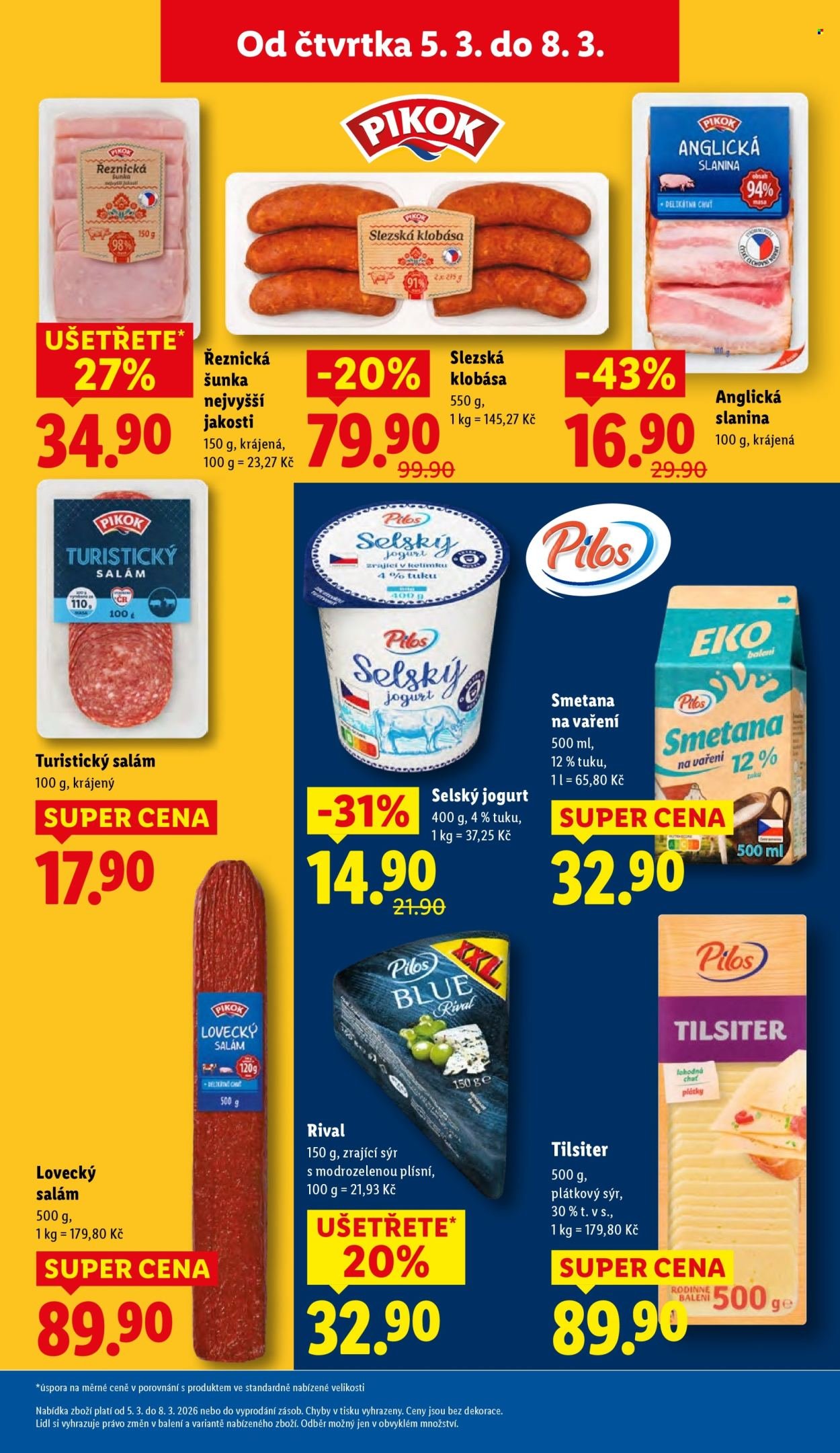 LIDL leták - Od čtvrtka 5.3.2026 (2026-03-05 - 2026-03-08)
