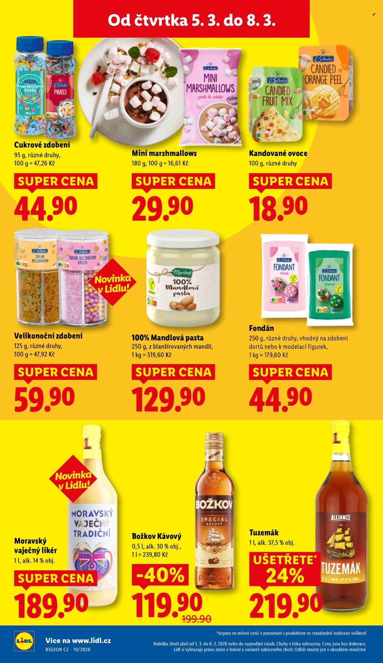 LIDL leták - Od čtvrtka 5.3.2026 (2026-03-05 - 2026-03-08)