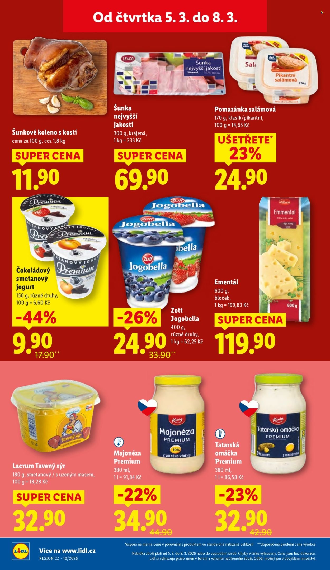 LIDL leták - Od čtvrtka 5.3.2026 (2026-03-05 - 2026-03-08)