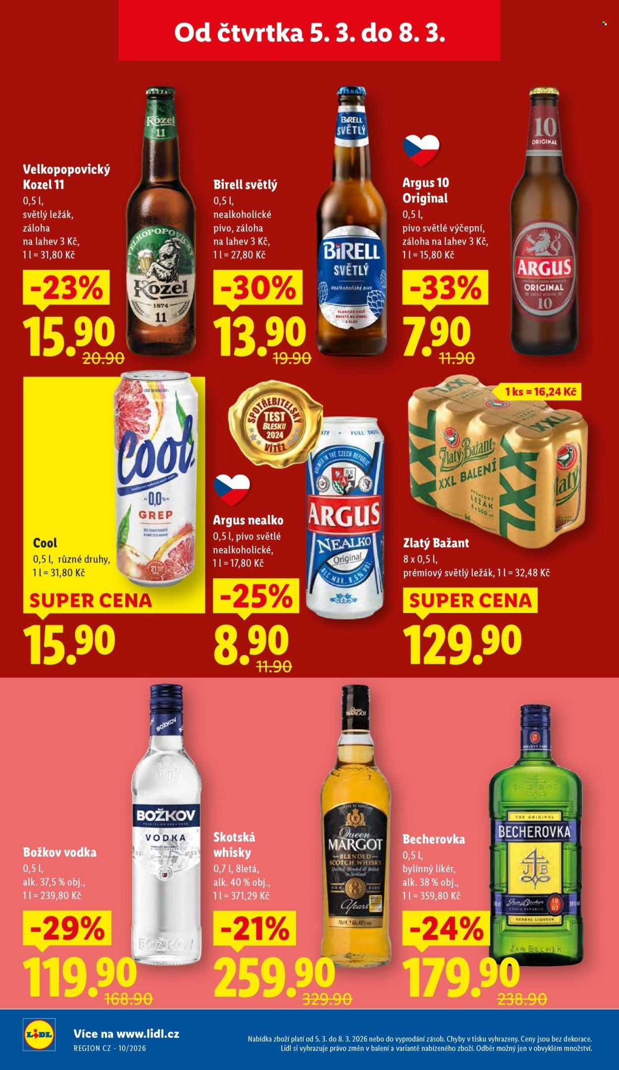 LIDL leták - Od čtvrtka 5.3.2026 (2026-03-05 - 2026-03-08)