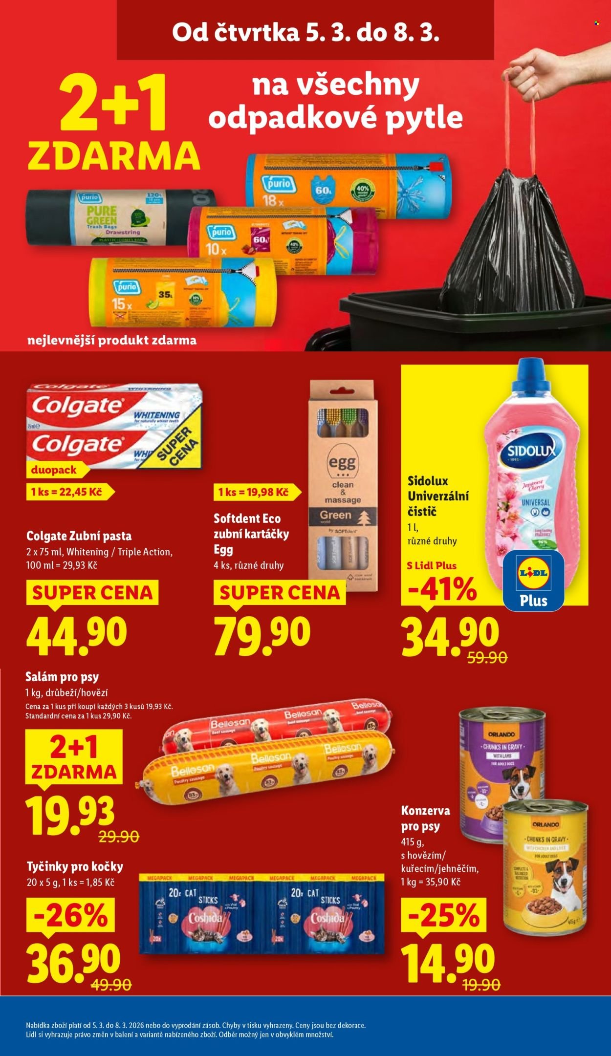 LIDL leták - Od čtvrtka 5.3.2026 (2026-03-05 - 2026-03-08)
