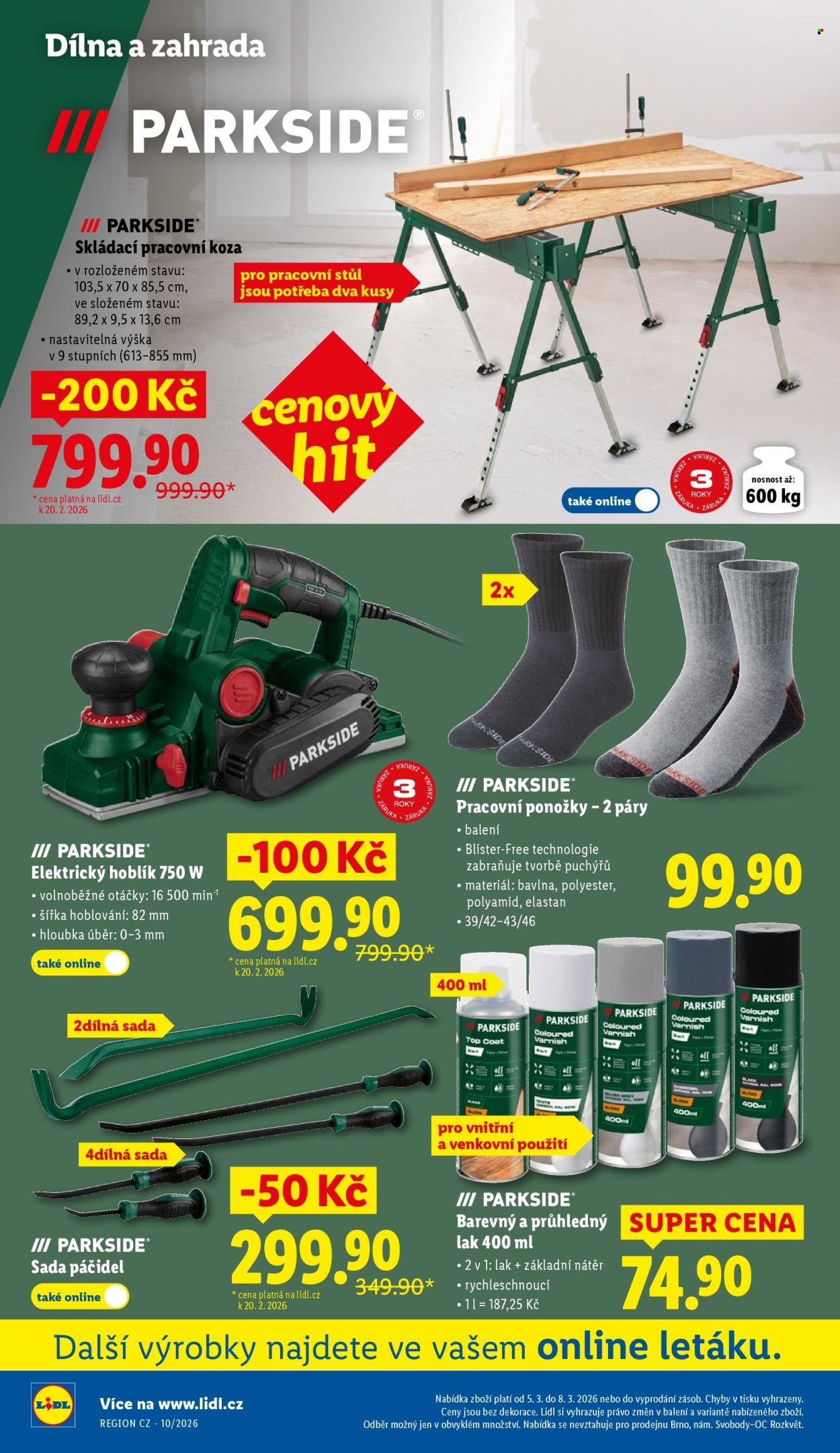 LIDL leták - Od čtvrtka 5.3.2026 (2026-03-05 - 2026-03-08)